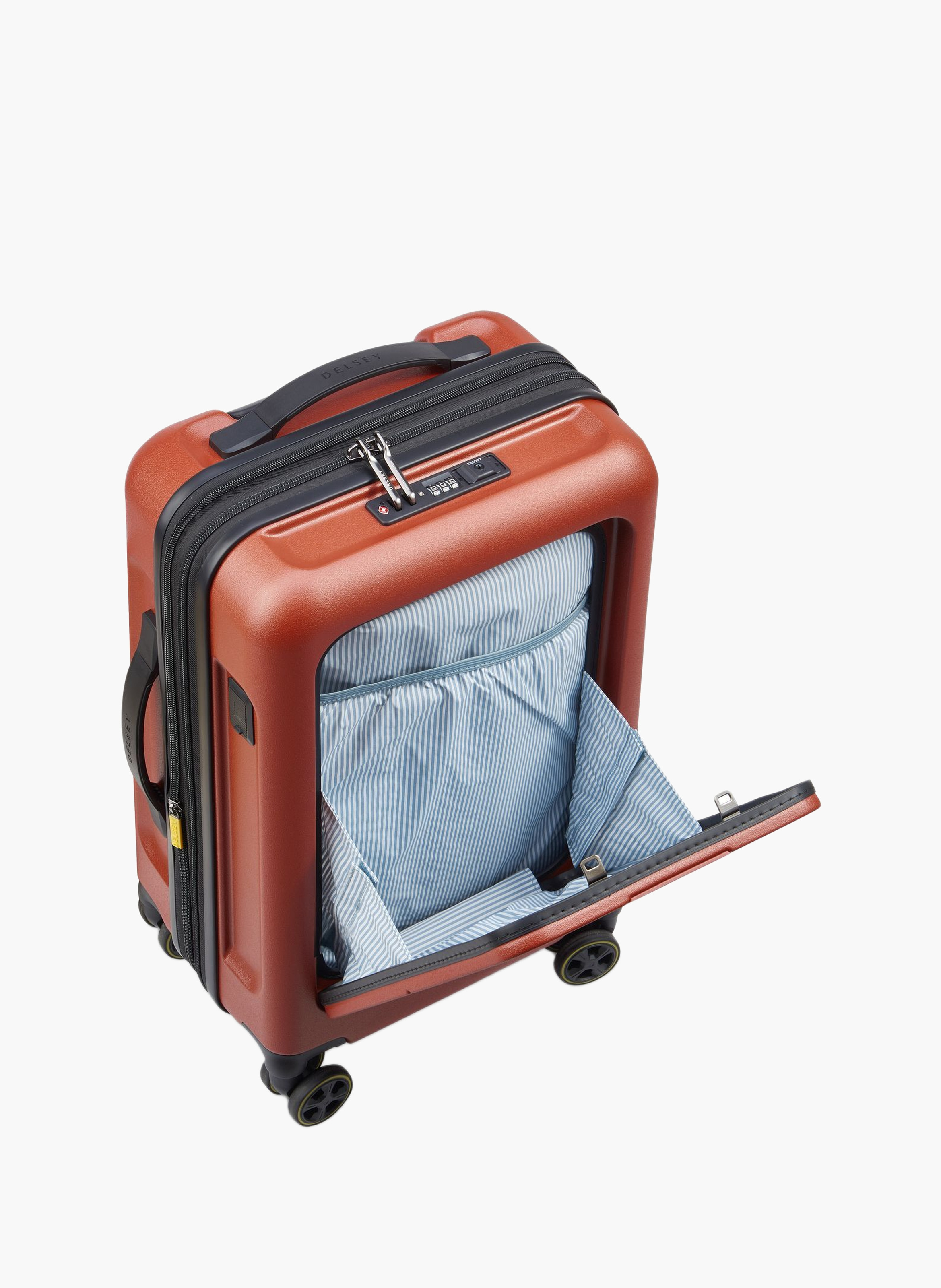 Valise cabine rigide taille s - turenne 2.0 DELSEY PARIS Marron