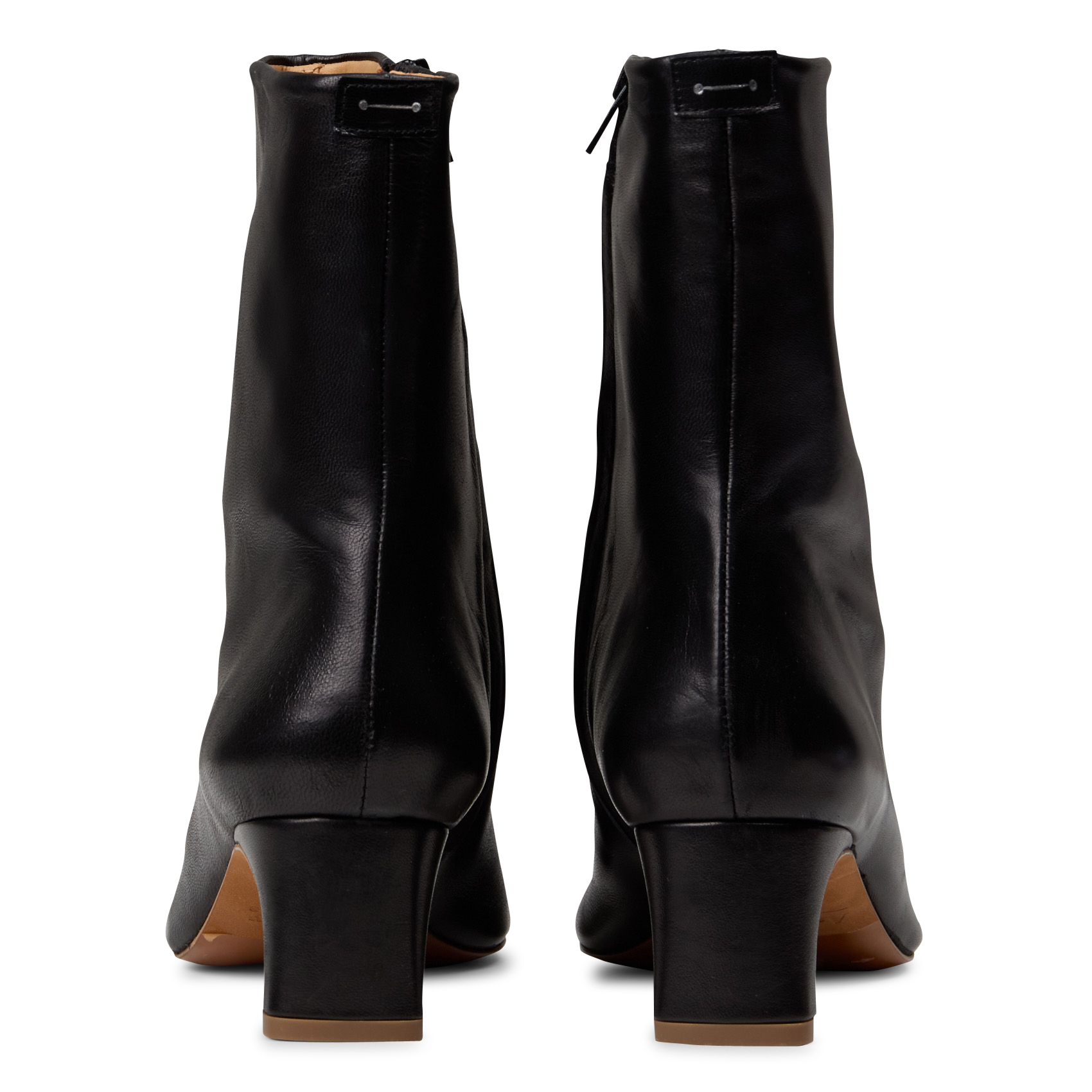 Bottines unies en cuir salva ANTHOLOGY Noir