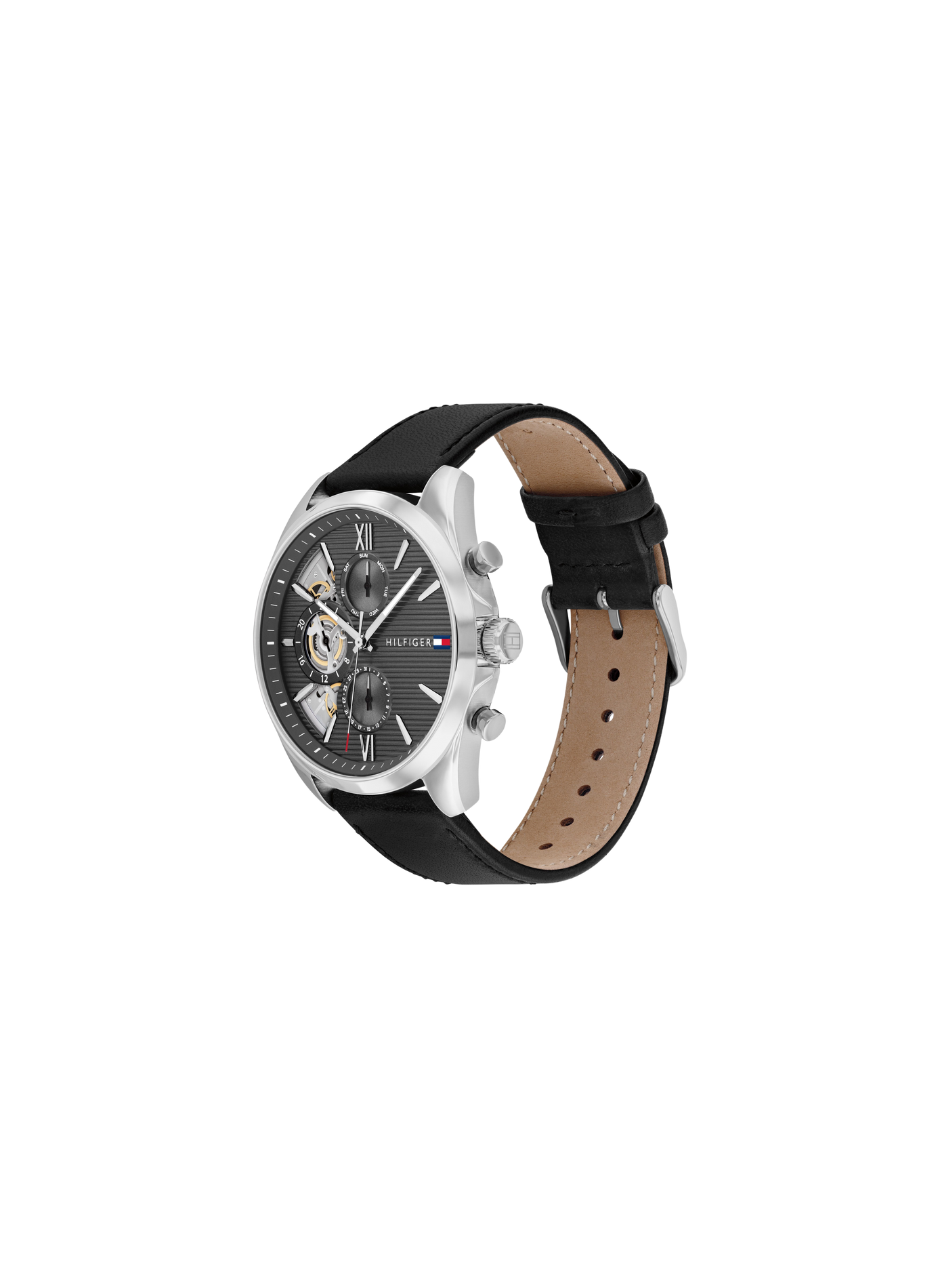 Automatische Uhr Baker aus Edelstahl TOMMY HILFIGER Schwarz