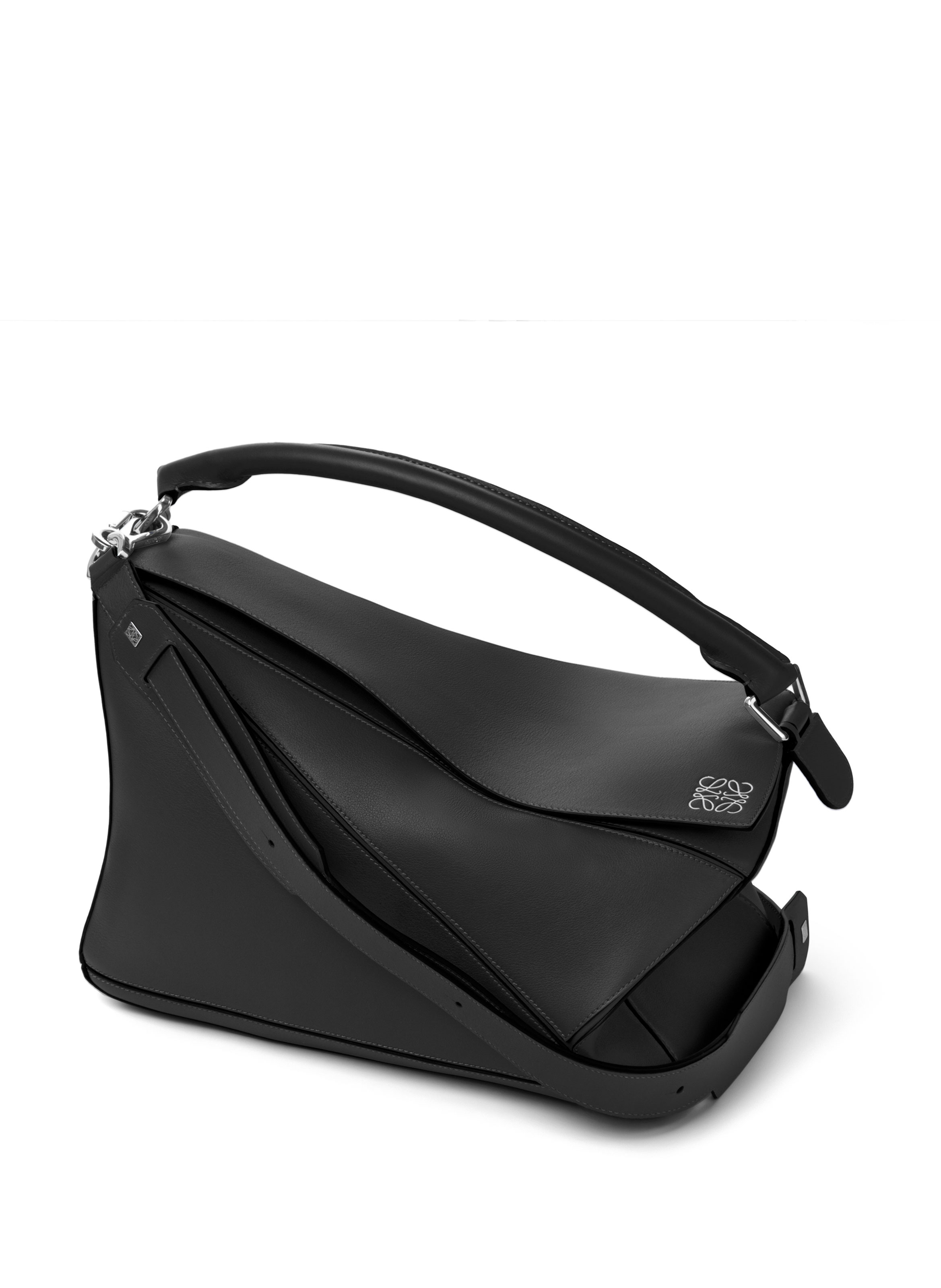 Loewe black shop puzzle bag