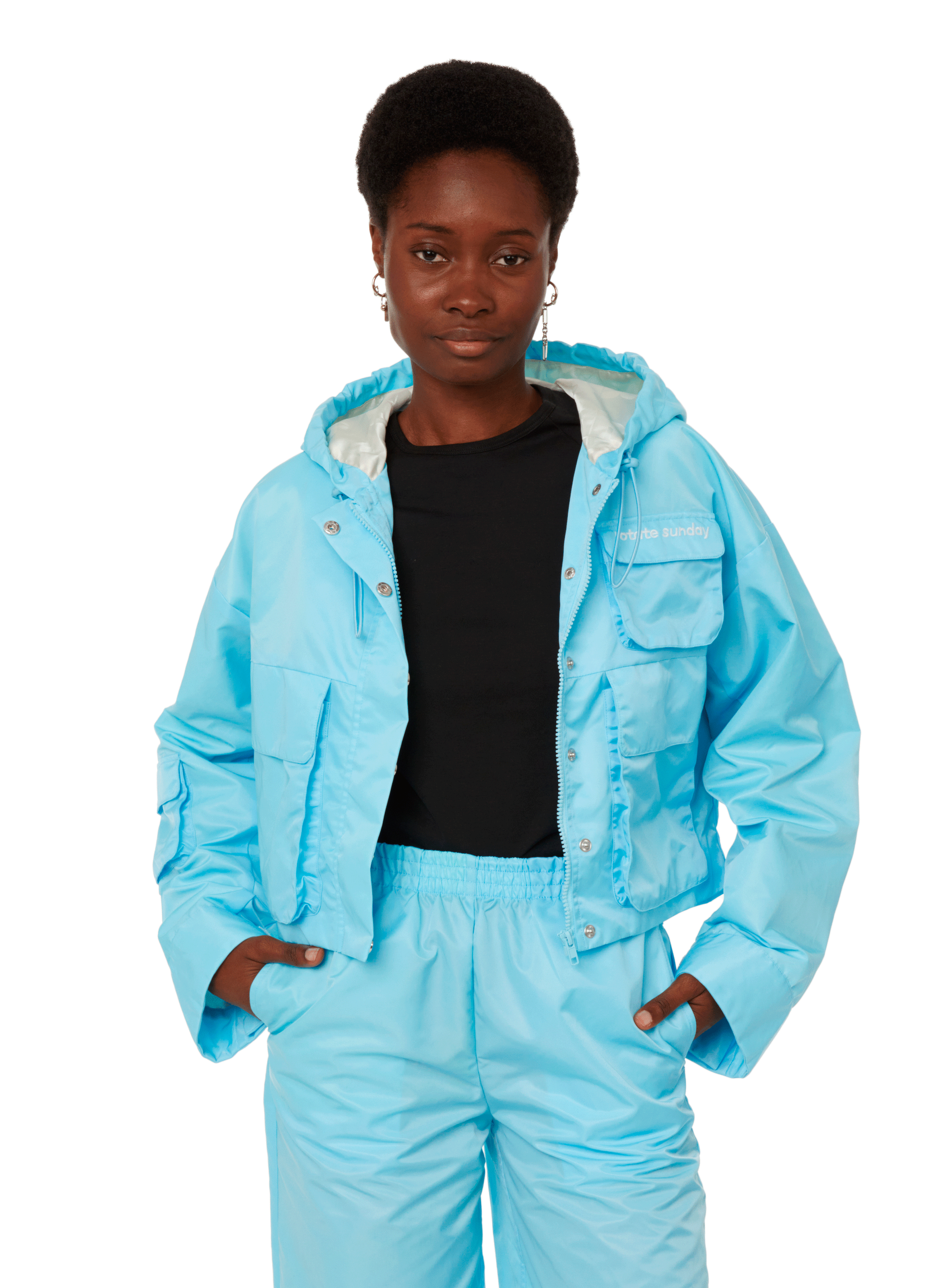 Veste courte avec capuche  ROTATE