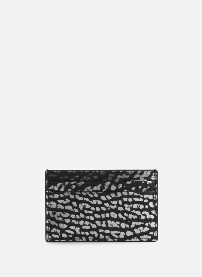 Leather card holder with chain ALEXANDER MCQUEEN