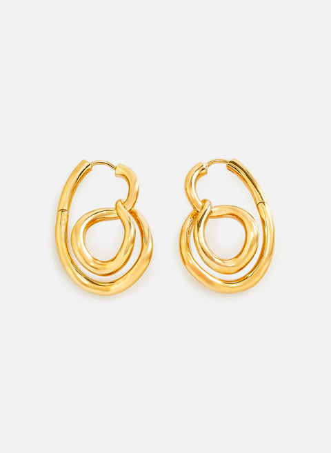 Gold silver earrings CHARLOTTE CHESNAIS 