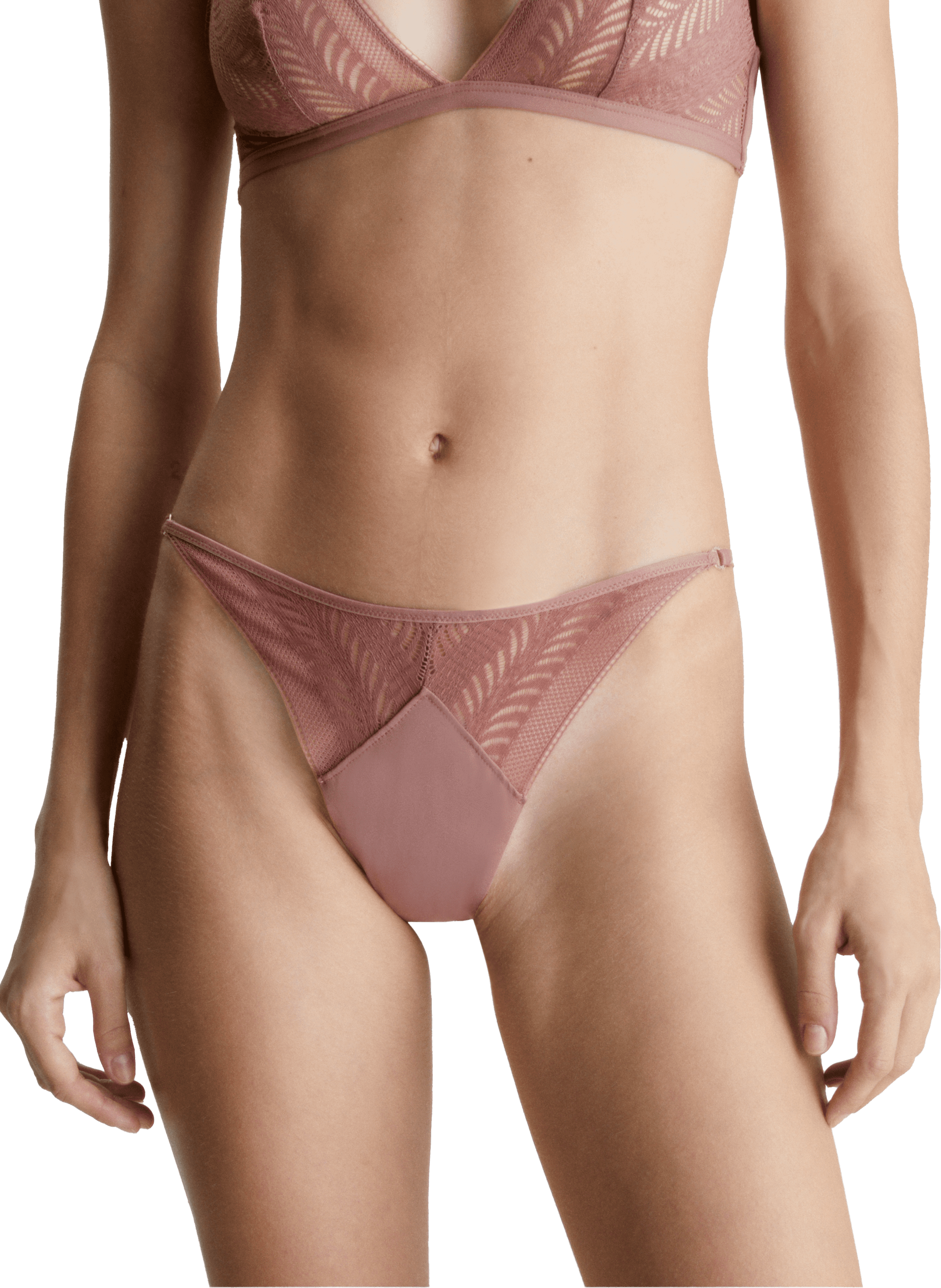 String en dentelle CALVIN KLEIN Violet