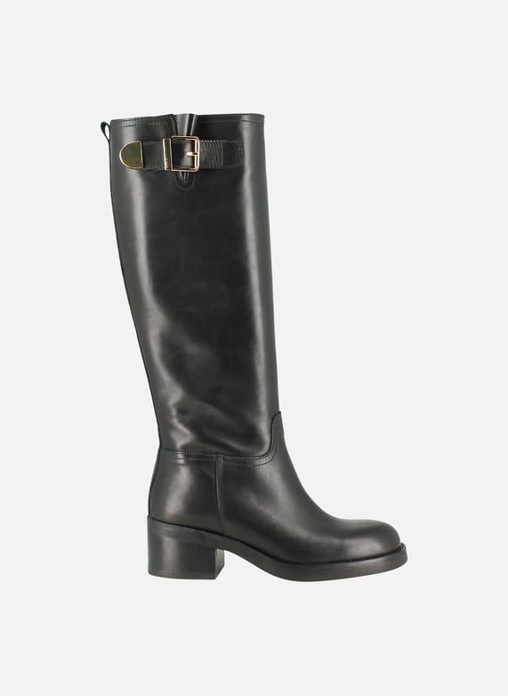 Bottes Hauts a Boucles En Cuir Irena Jonak Femme Printemps