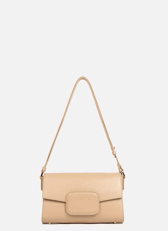 Sac trotteur - paris pad Beige by LANCASTER LANCASTER Sac trotteur - paris pad Beige