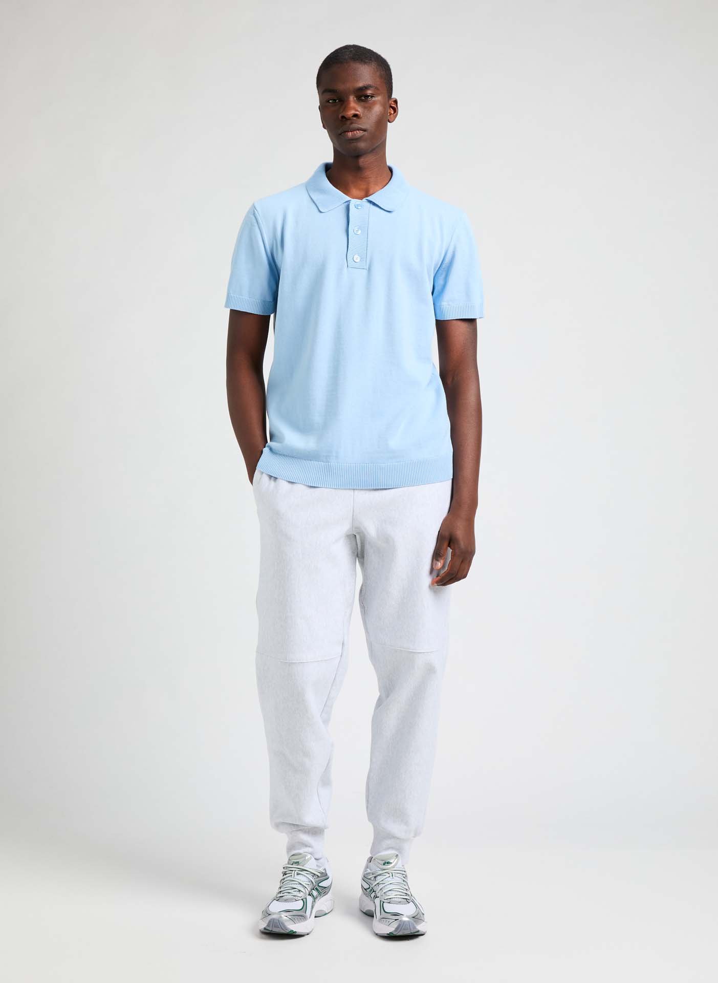 Polo en coton Dolo AU PRINTEMPS PARIS Bleu