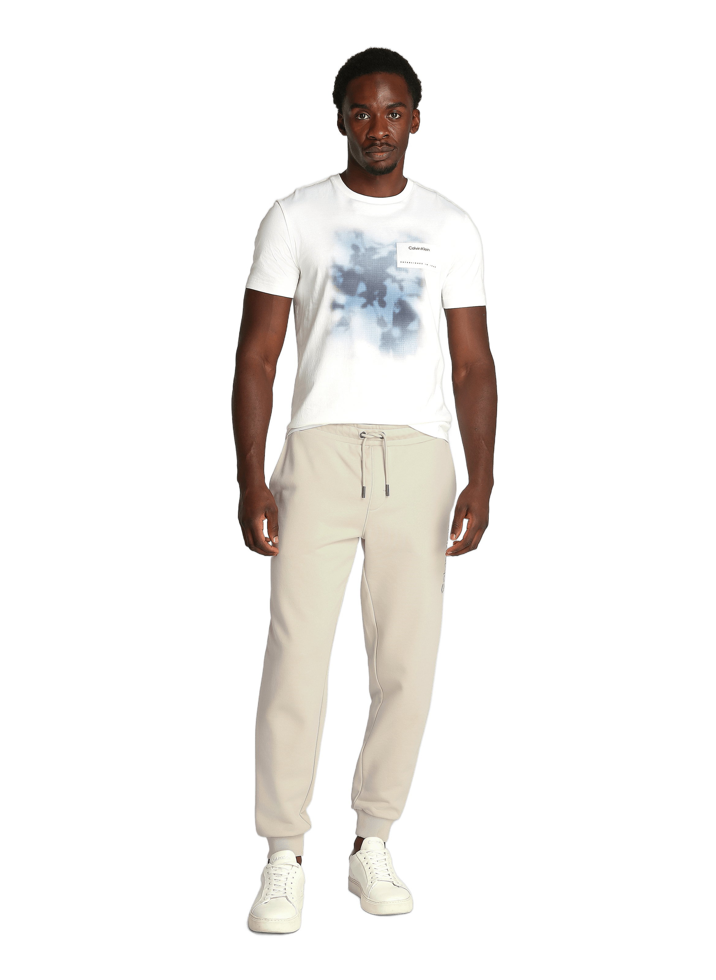 Pantalon de jogging CALVIN KLEIN Beige