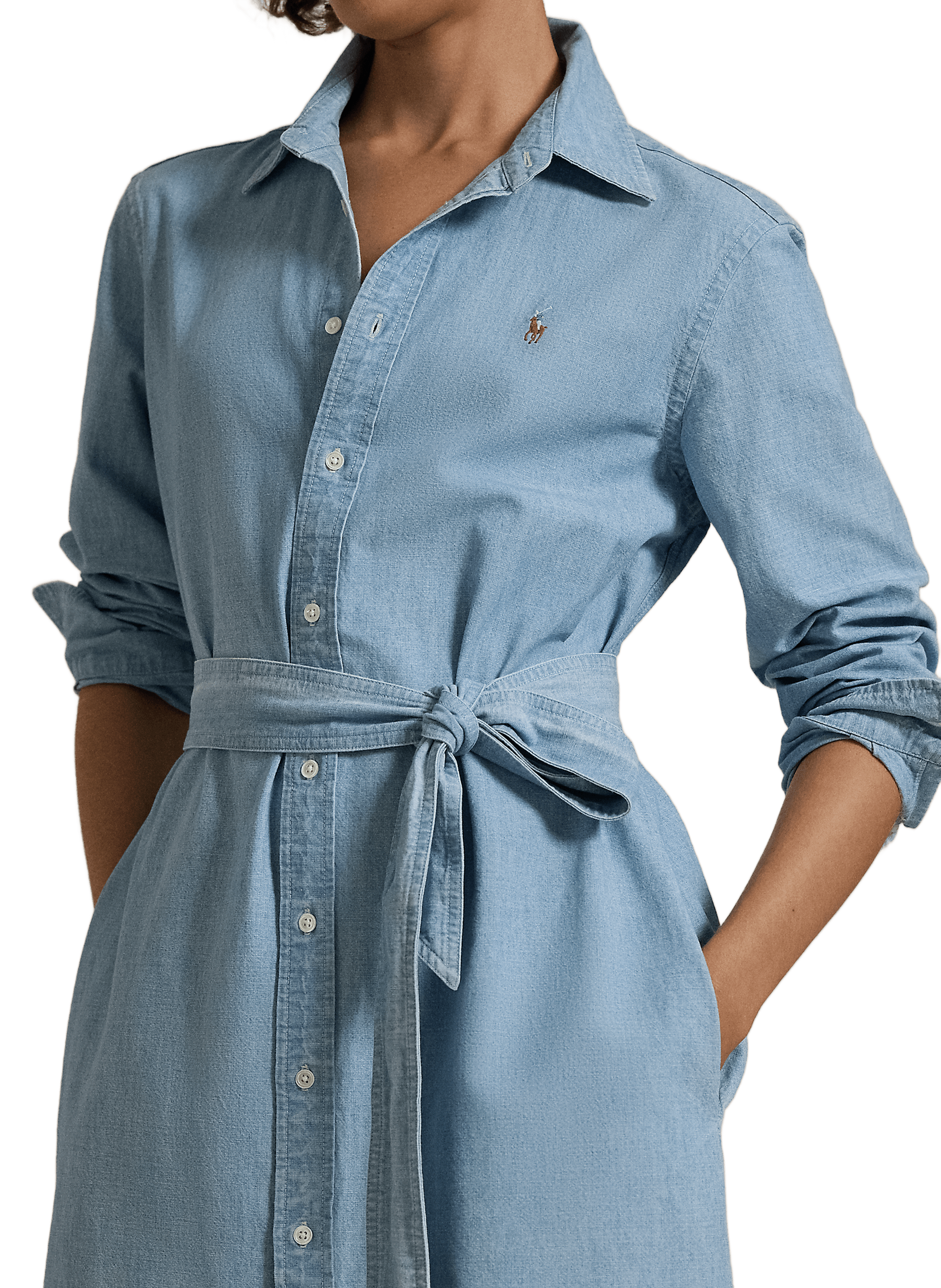 Denim shirt dress POLO RALPH LAUREN Blue