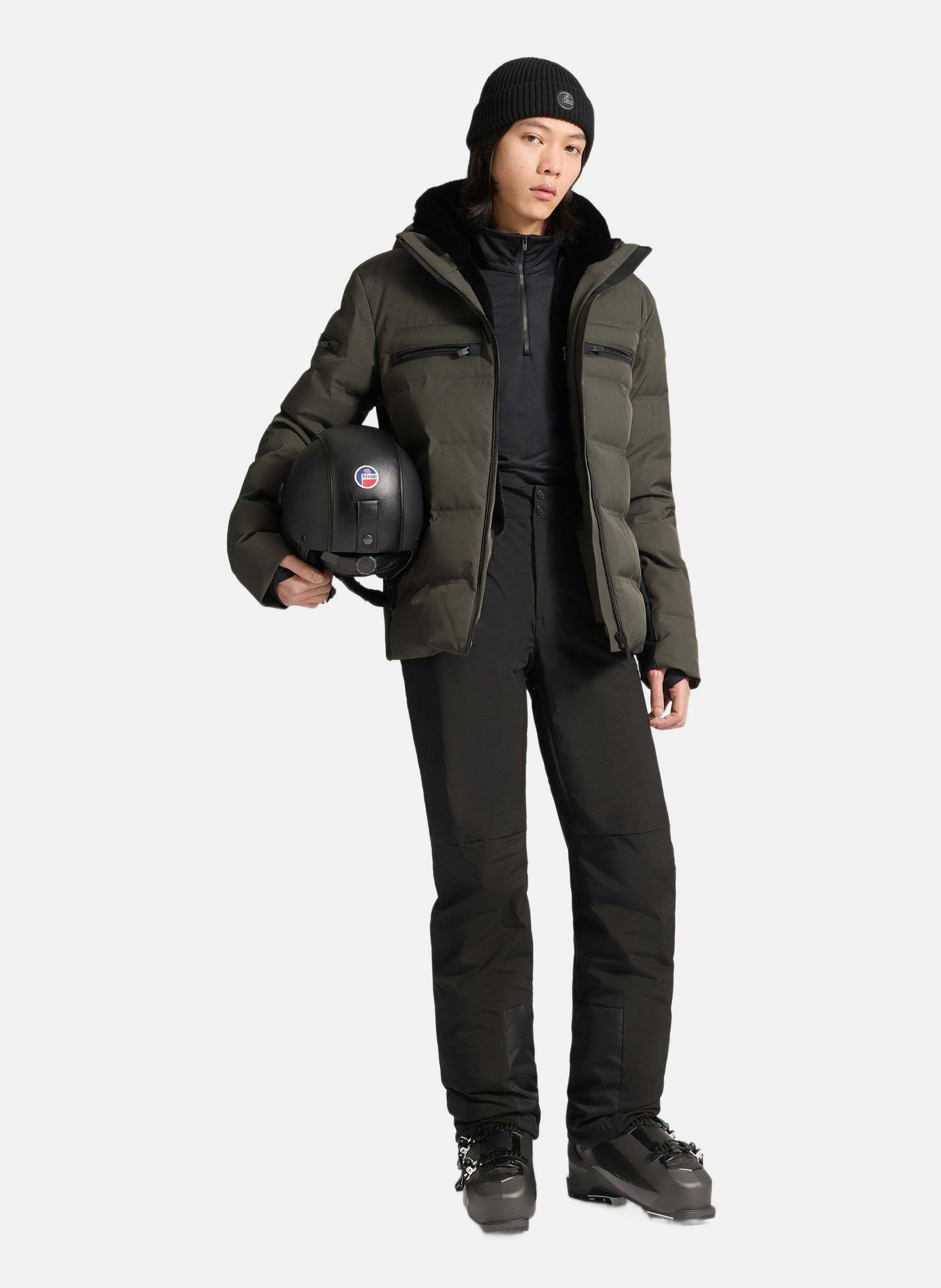 FUSALP Veste de ski berlioz col montant coupe regular Vert