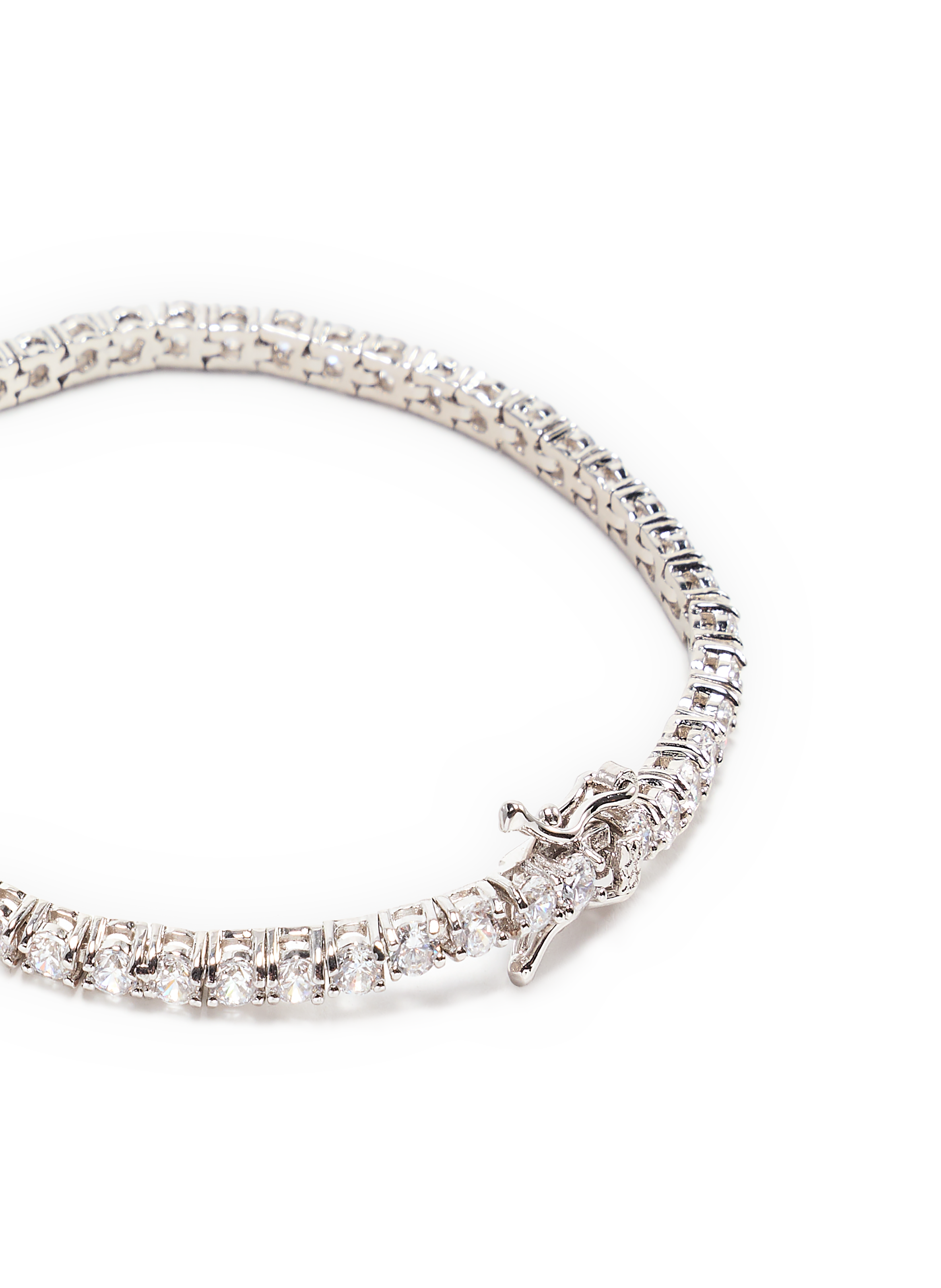 Bracelet à strass AU PRINTEMPS PARIS Argent