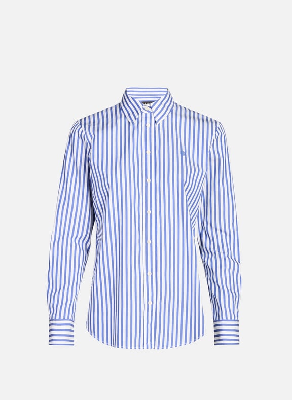 Cotton striped shirt Blue by LAUREN LAUREN Cotton striped shirt Blue