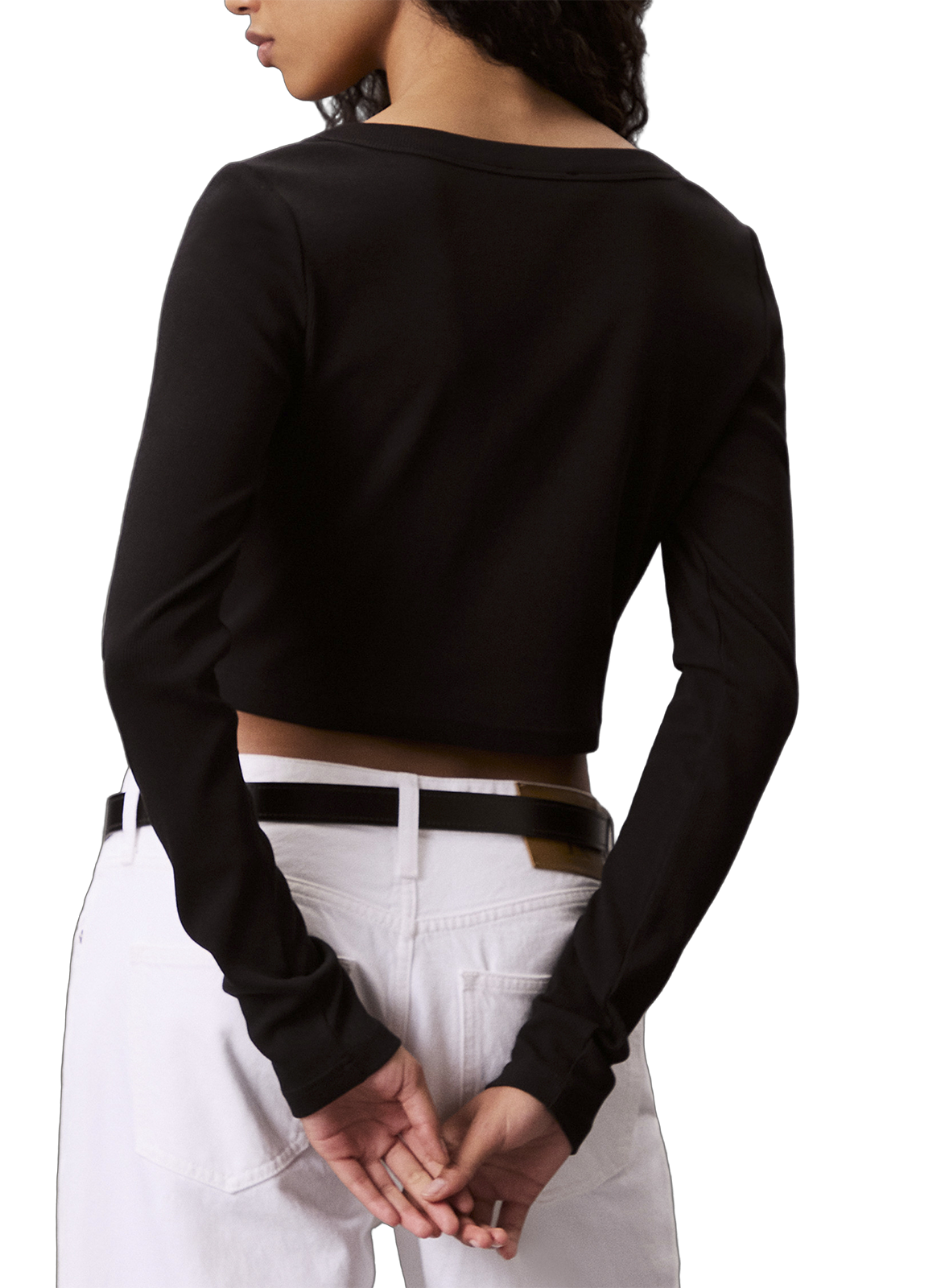 Gilet slim côtelé CALVIN KLEIN Noir