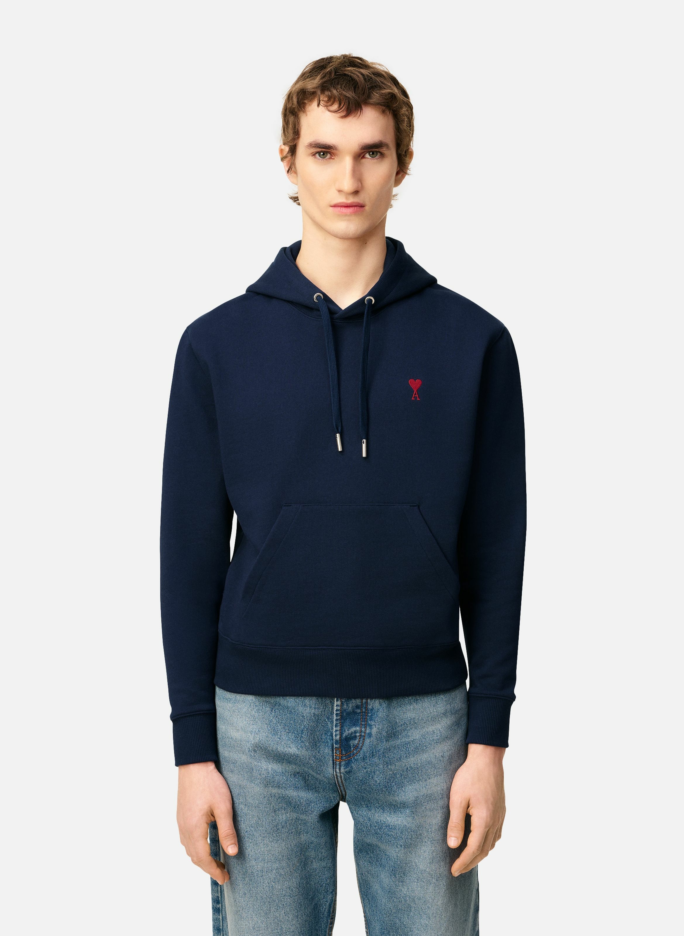 Hoodie ami de coeur rouge unisexe AMI PARIS Bleu