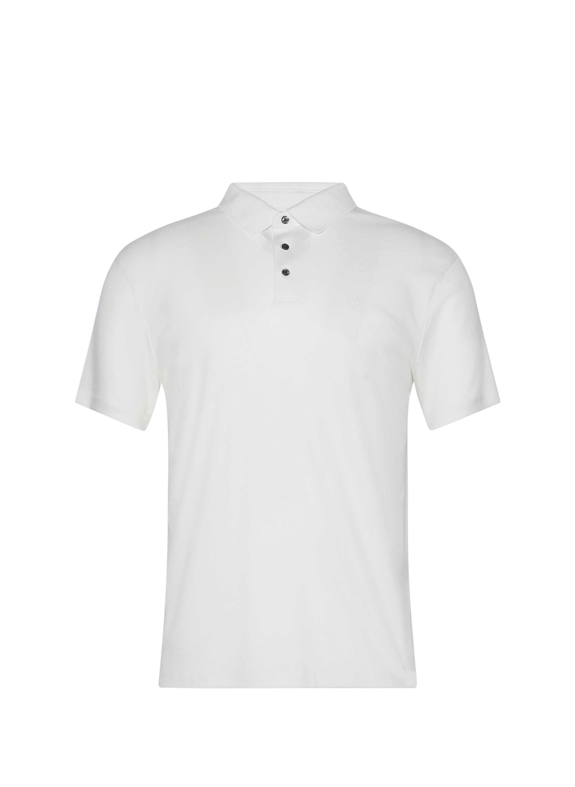 Polo in cotone CALVIN KLEIN Bianco