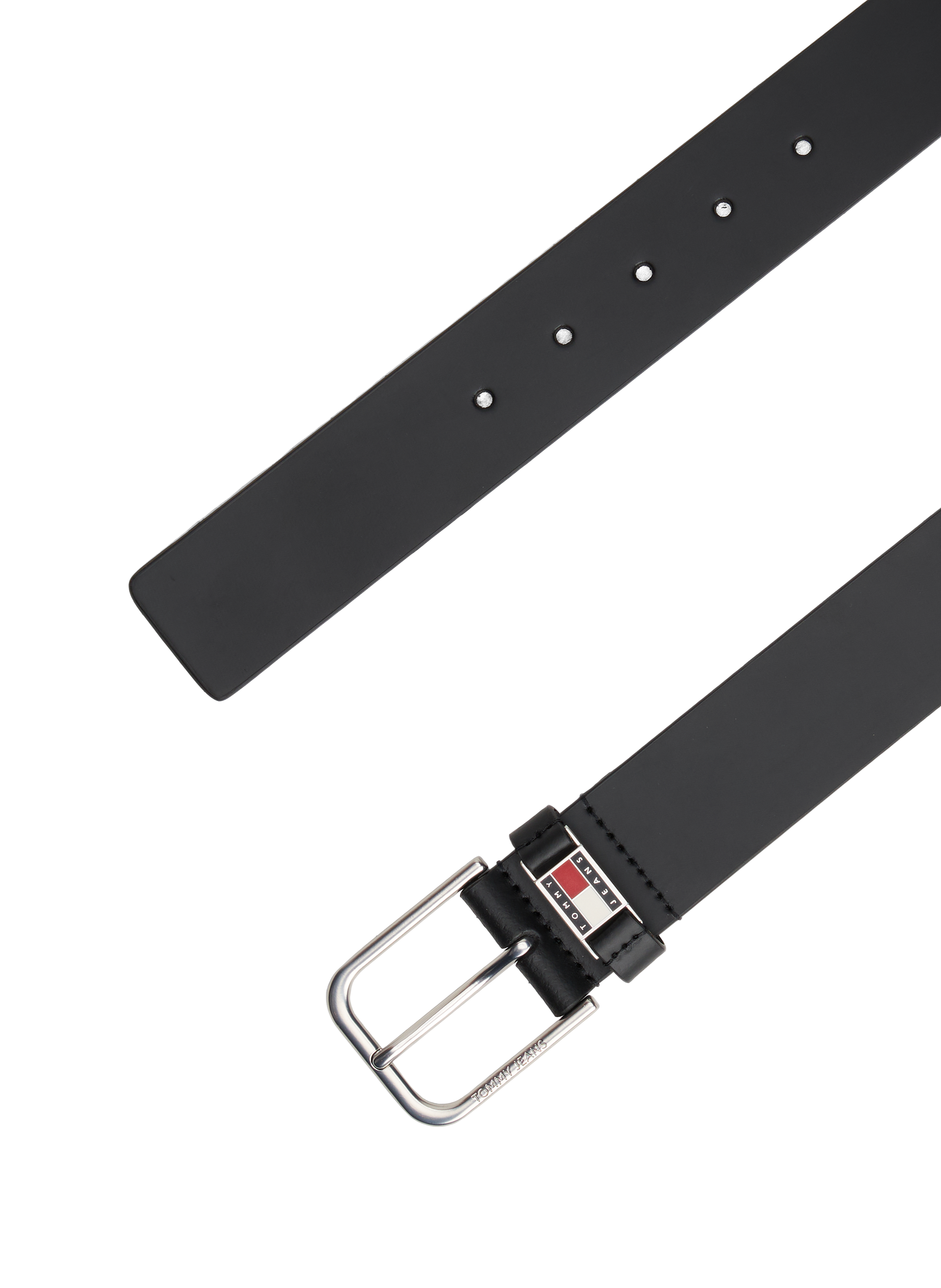 Calfskin leather belt TOMMY HILFIGER Black