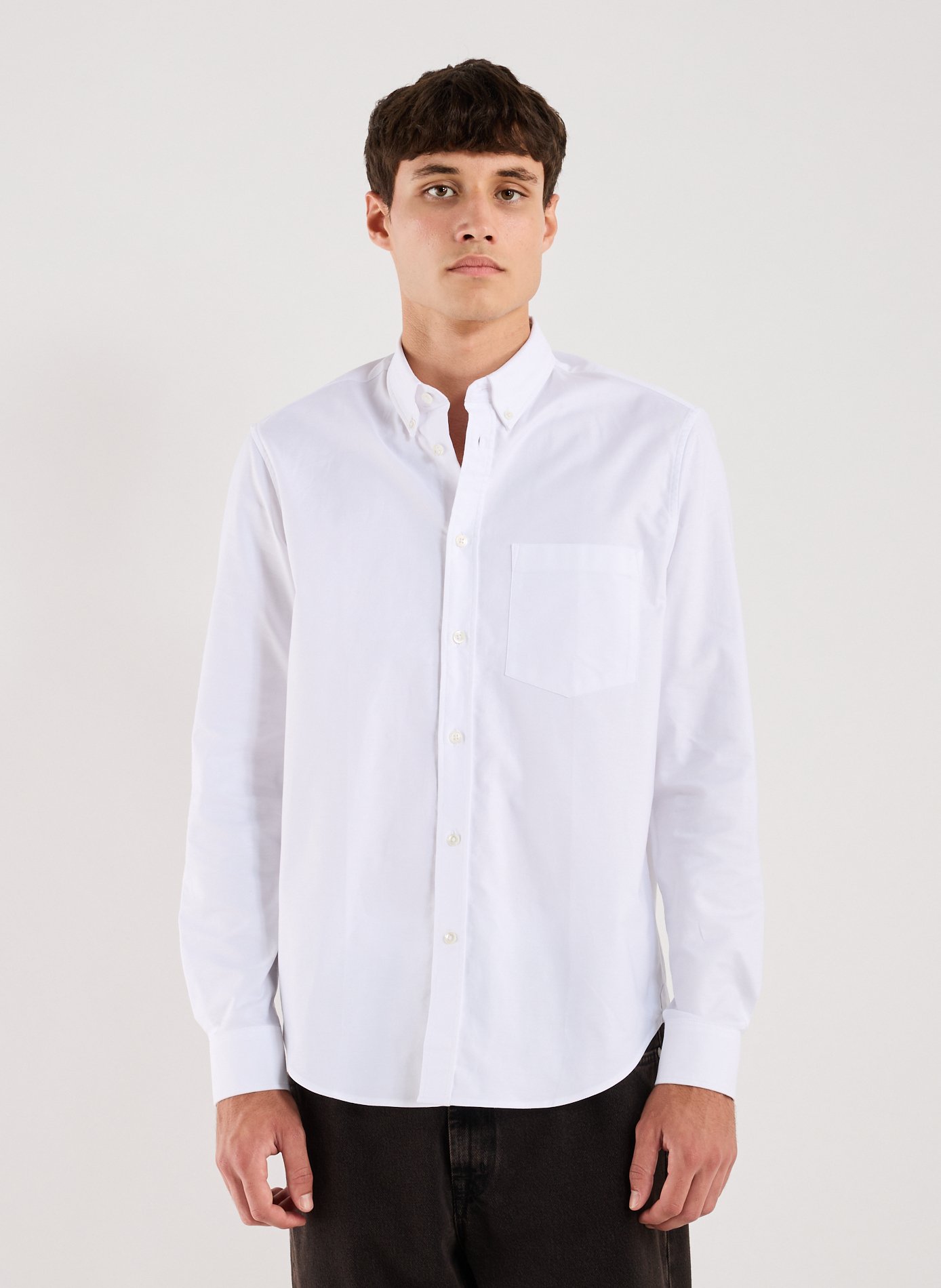AU PRINTEMPS PARIS Cotton shirt White
