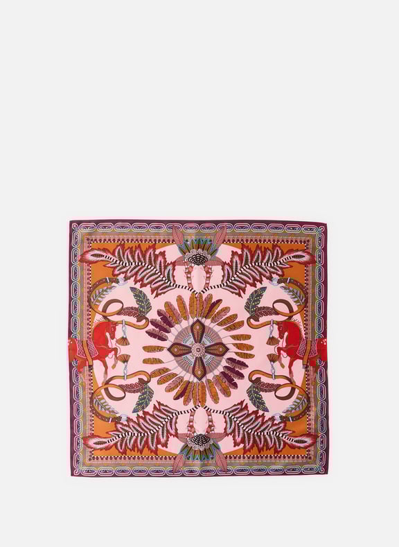 Printed scarf Pink by WILD WILD Printed scarf Pink