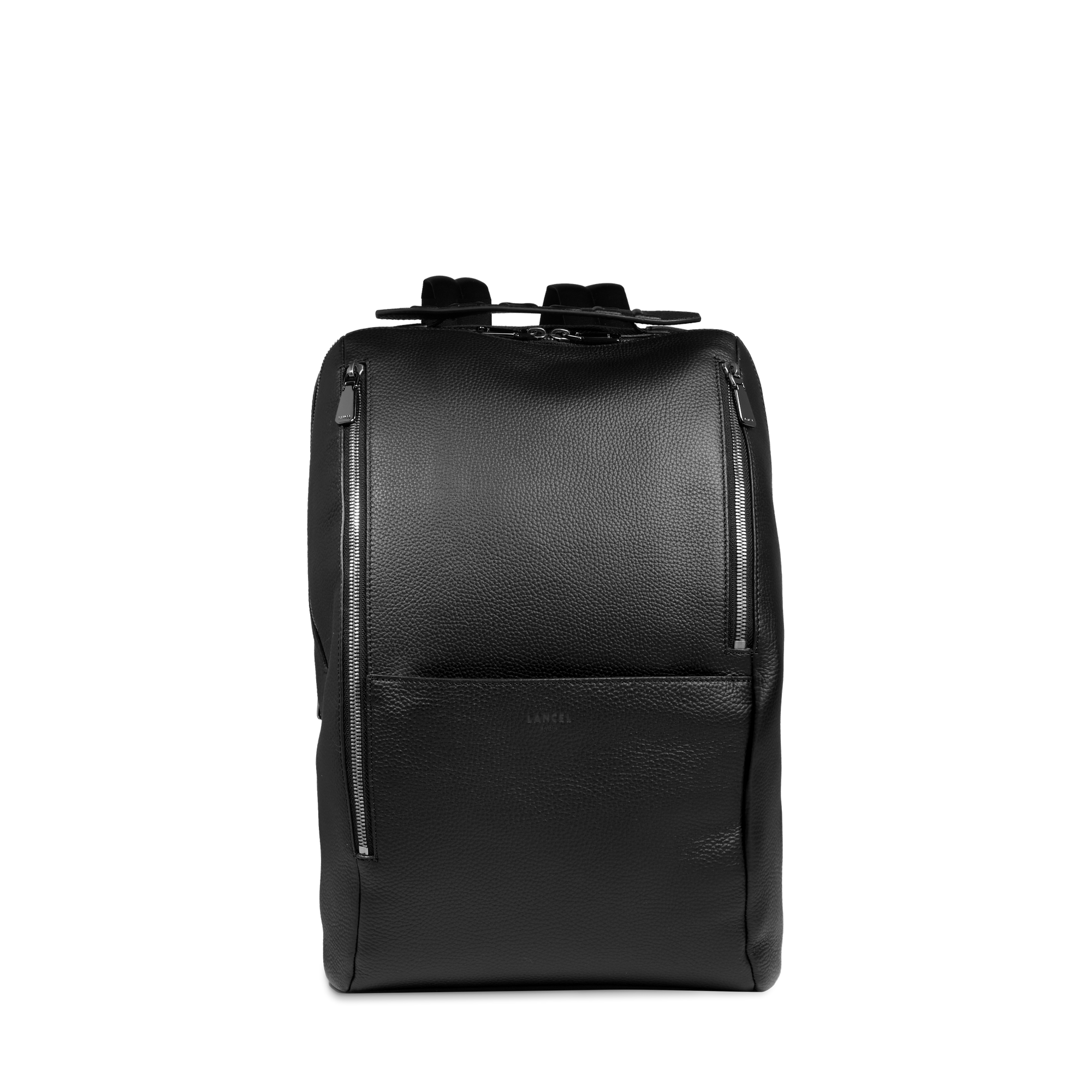 Sac à dos zippé 15'6 origami de lancel en cuir LANCEL Noir