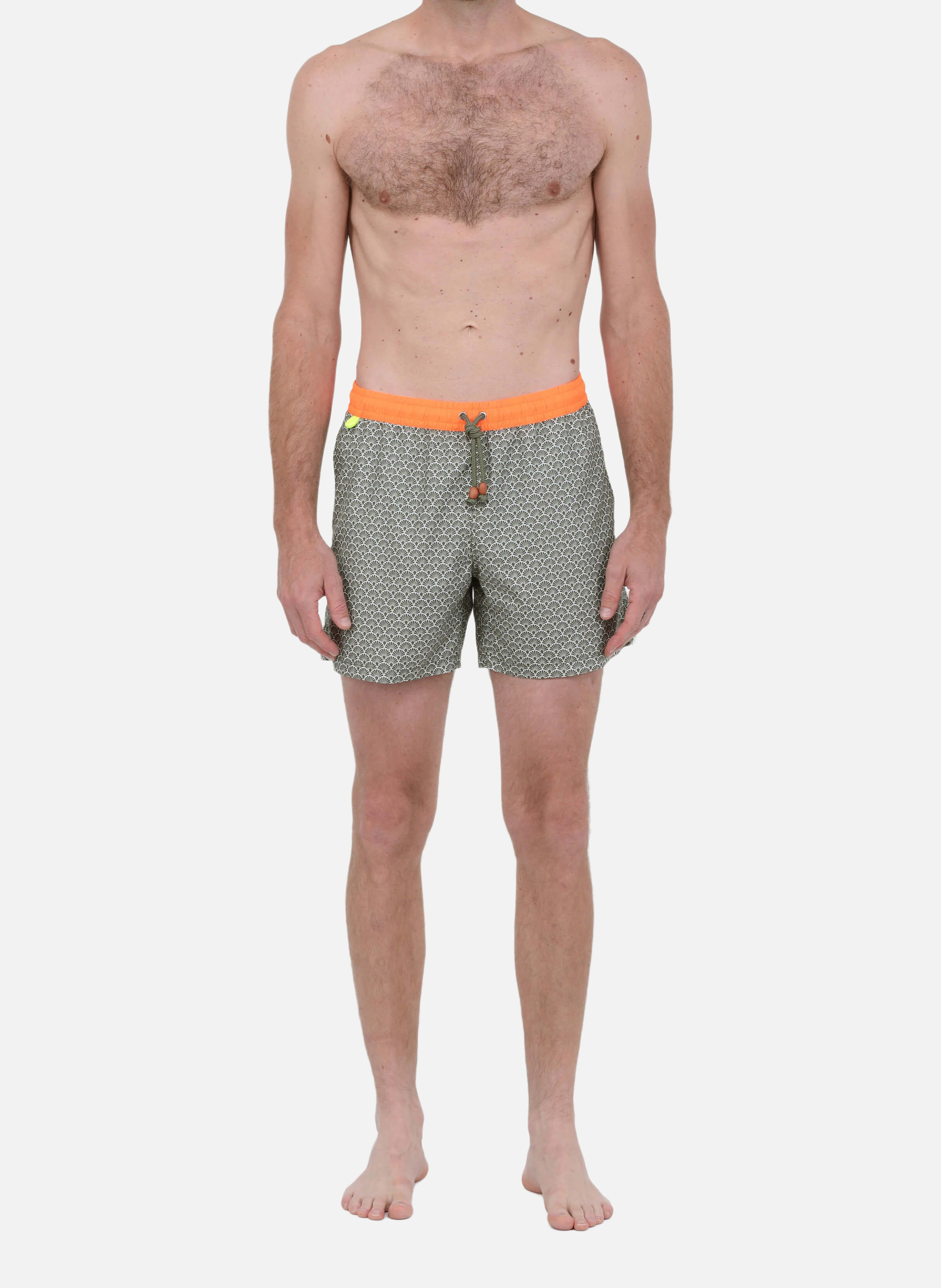 Short de bain   kaki nagoya GILI'S Vert