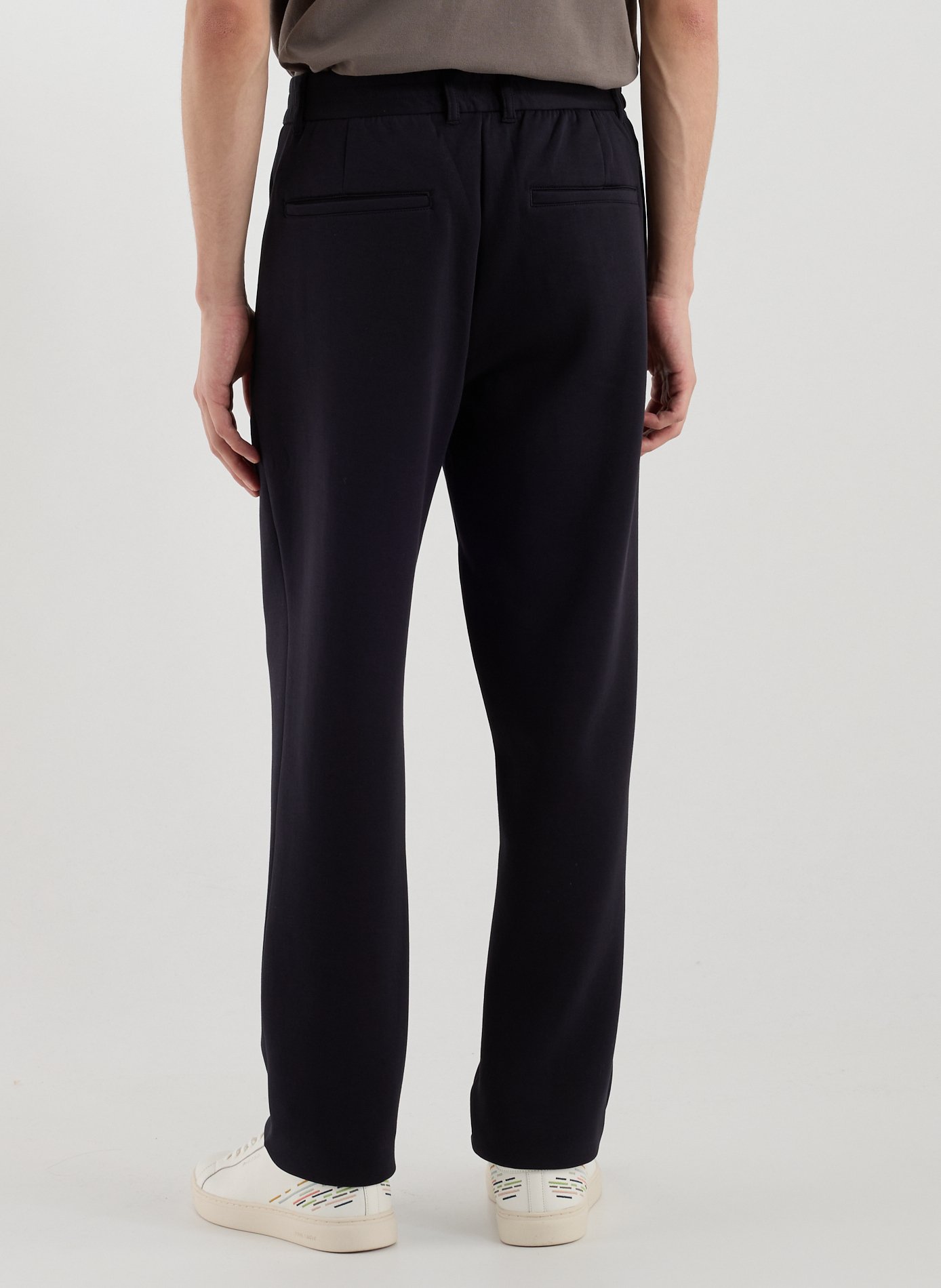 Mixed cotton trousers ARMANI EXCHANGE Blue