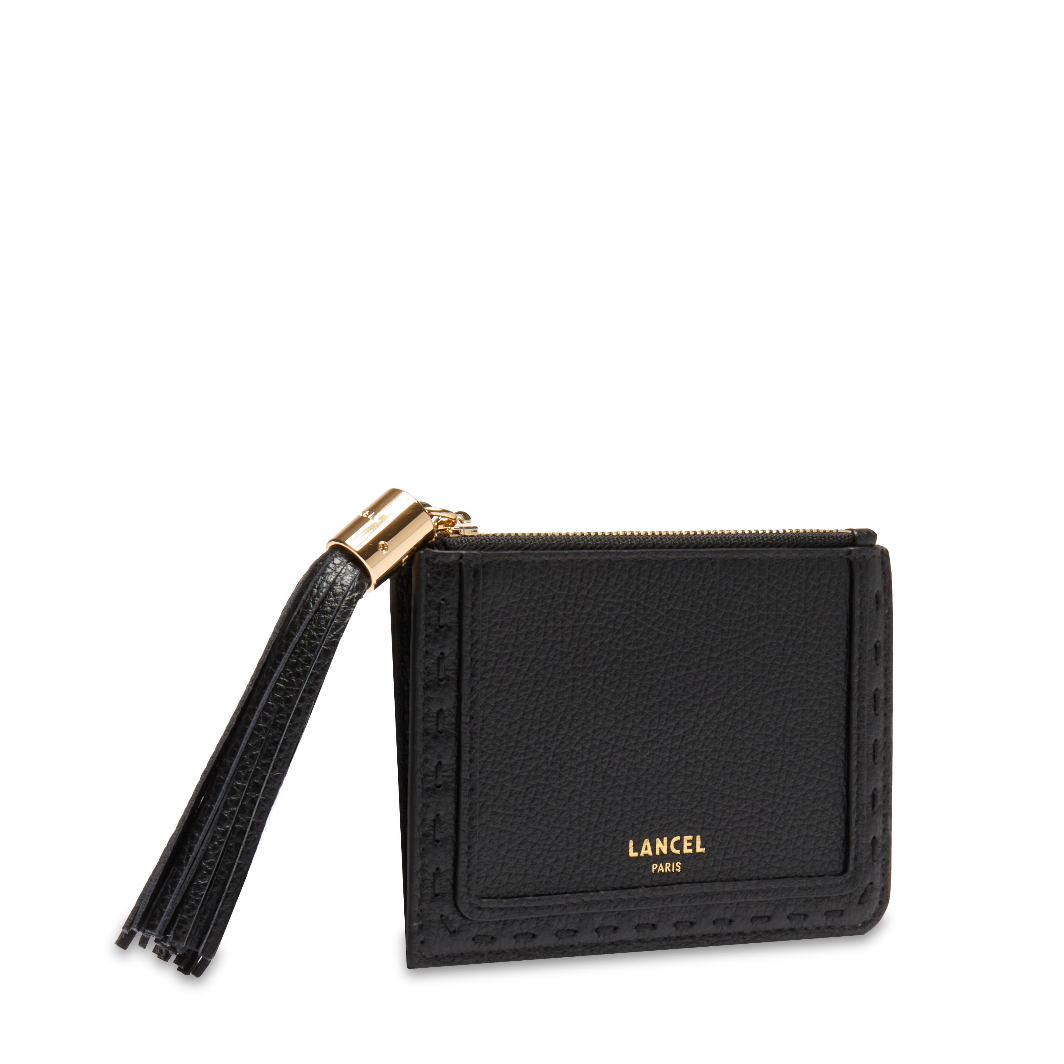 Porte-cartes premier flirt de lancel en cuir LANCEL Noir