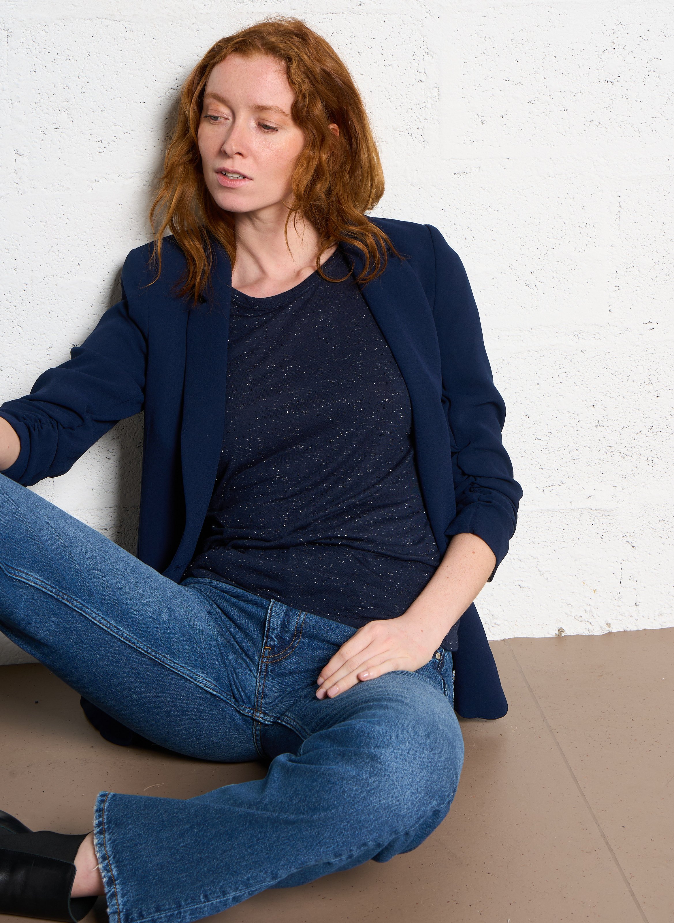 Veste de tailleur ajustée IKKS Bleu