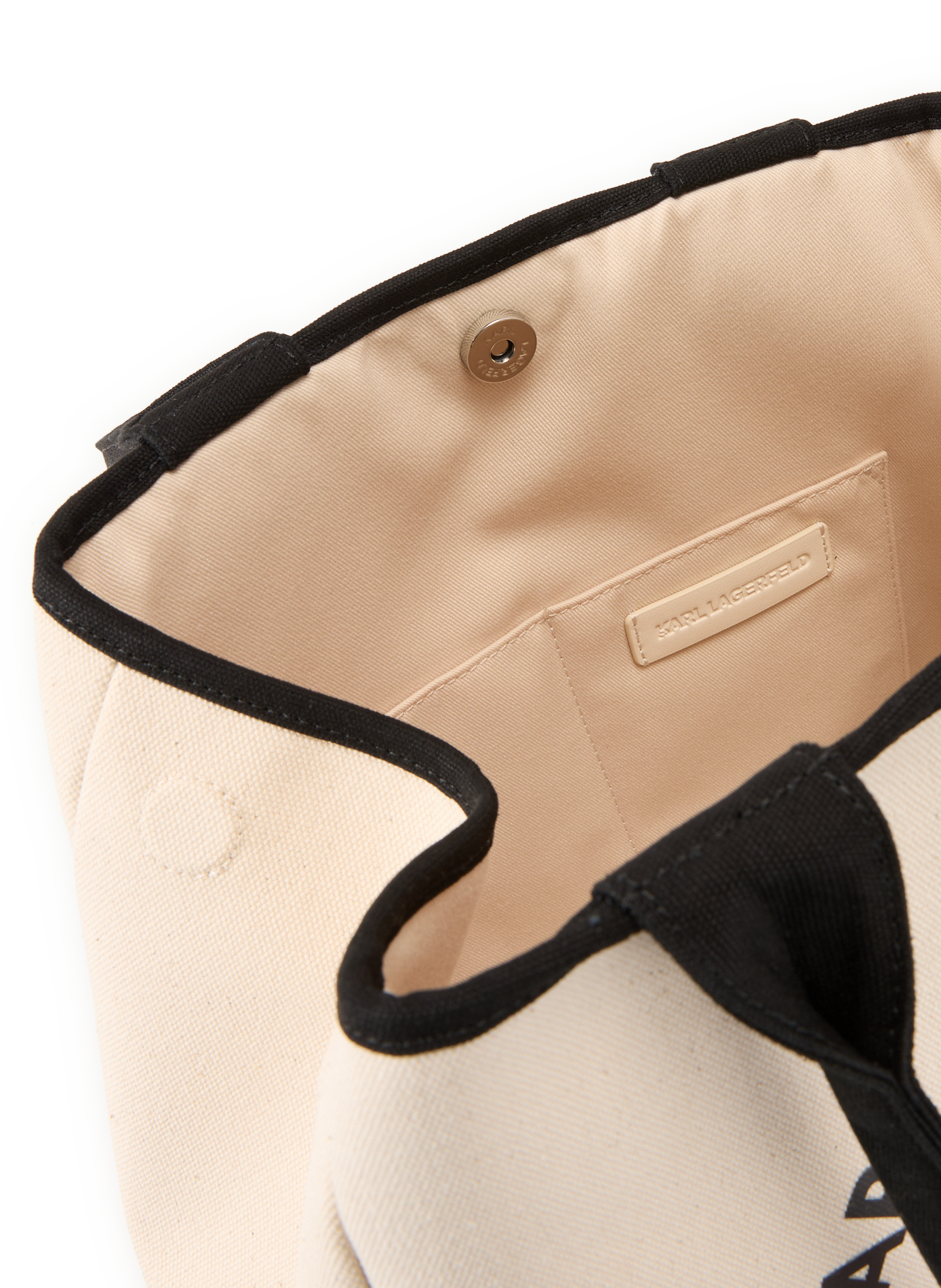 Handbag Rue St Guillaume KARL LAGERFELD Beige