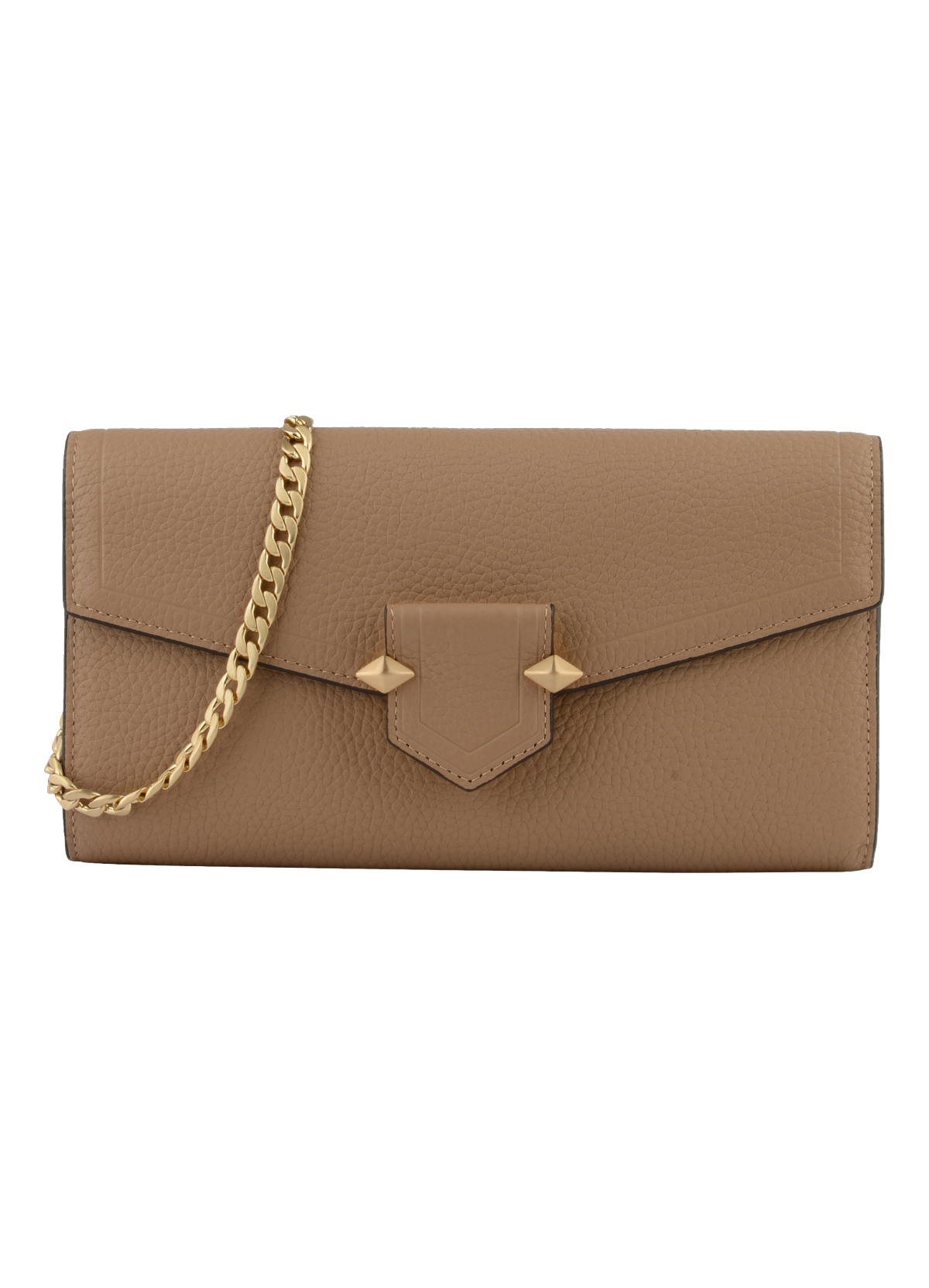 Sèvres | pochette en cuir de vachette POURCHET Marron