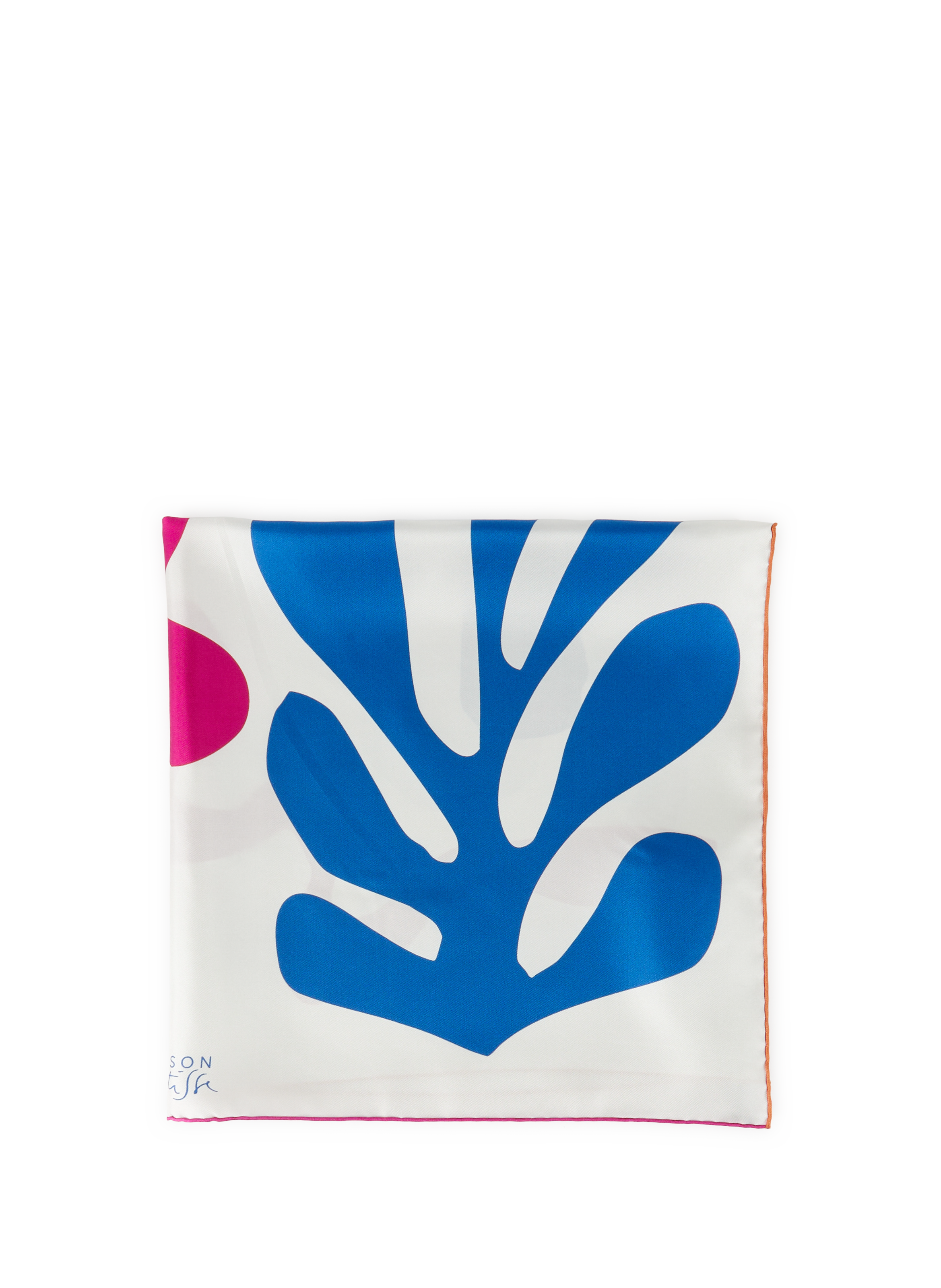 Square Silk Scarf Matisse Winter PETRUSSE Multicolour