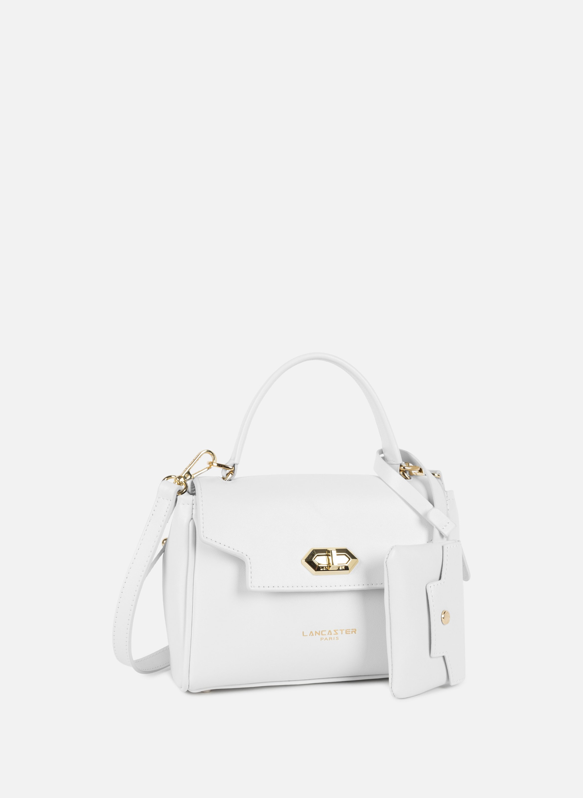 Small handbag - mademoiselle grace LANCASTER White