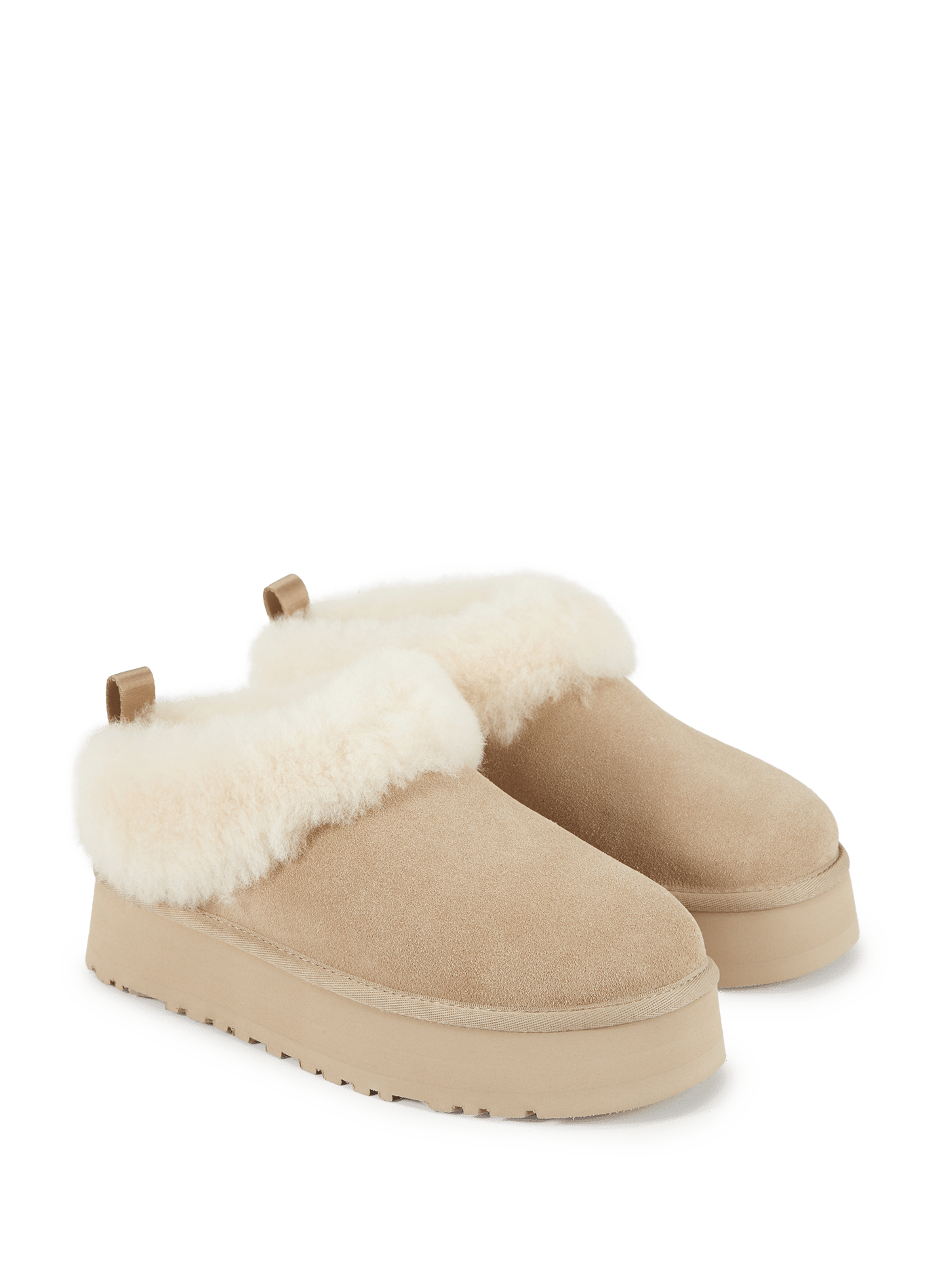 Tazzelle mixed leather slippers UGG Beige