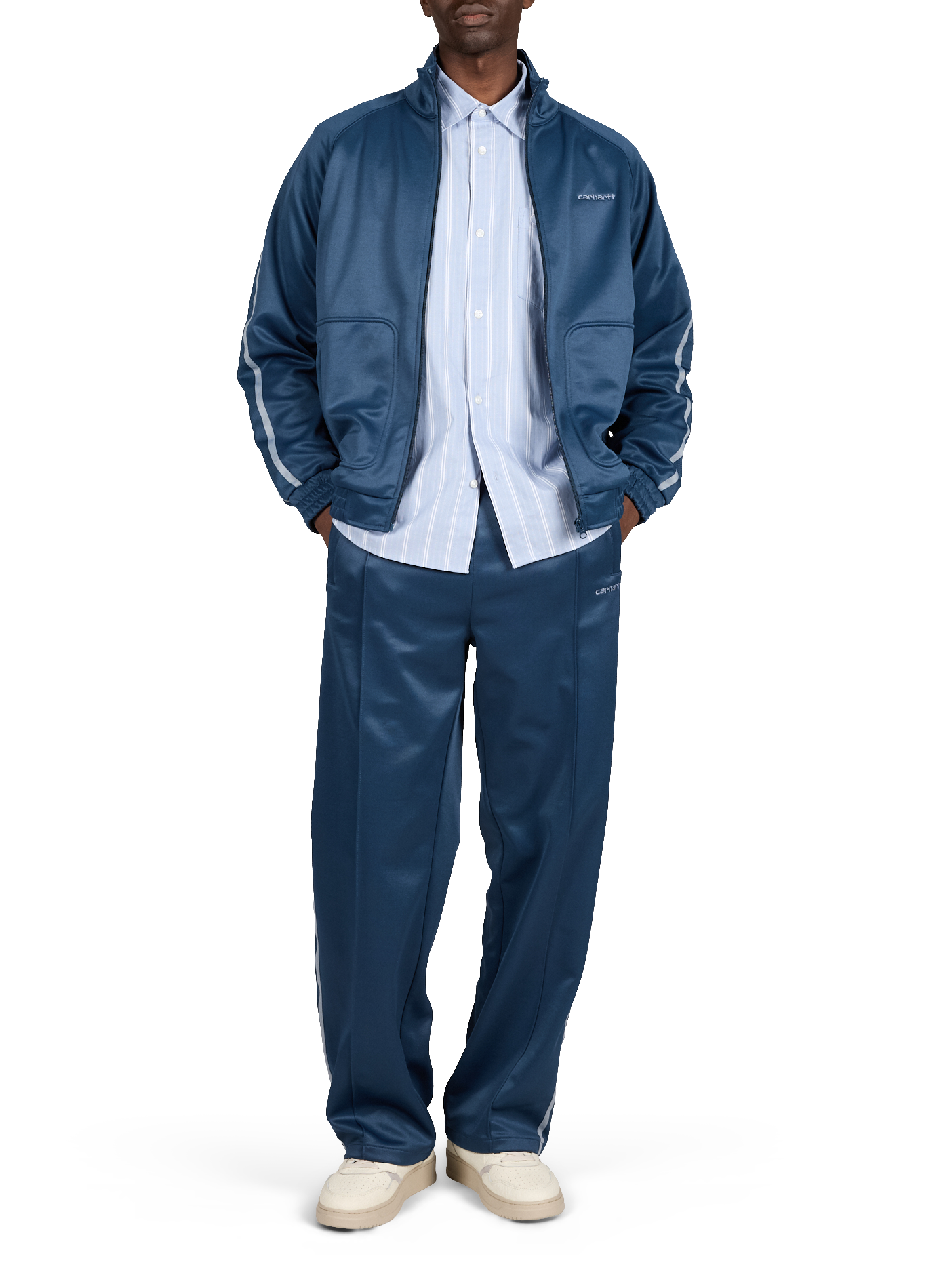 Light jacket with logo CARHARTT WIP Blue