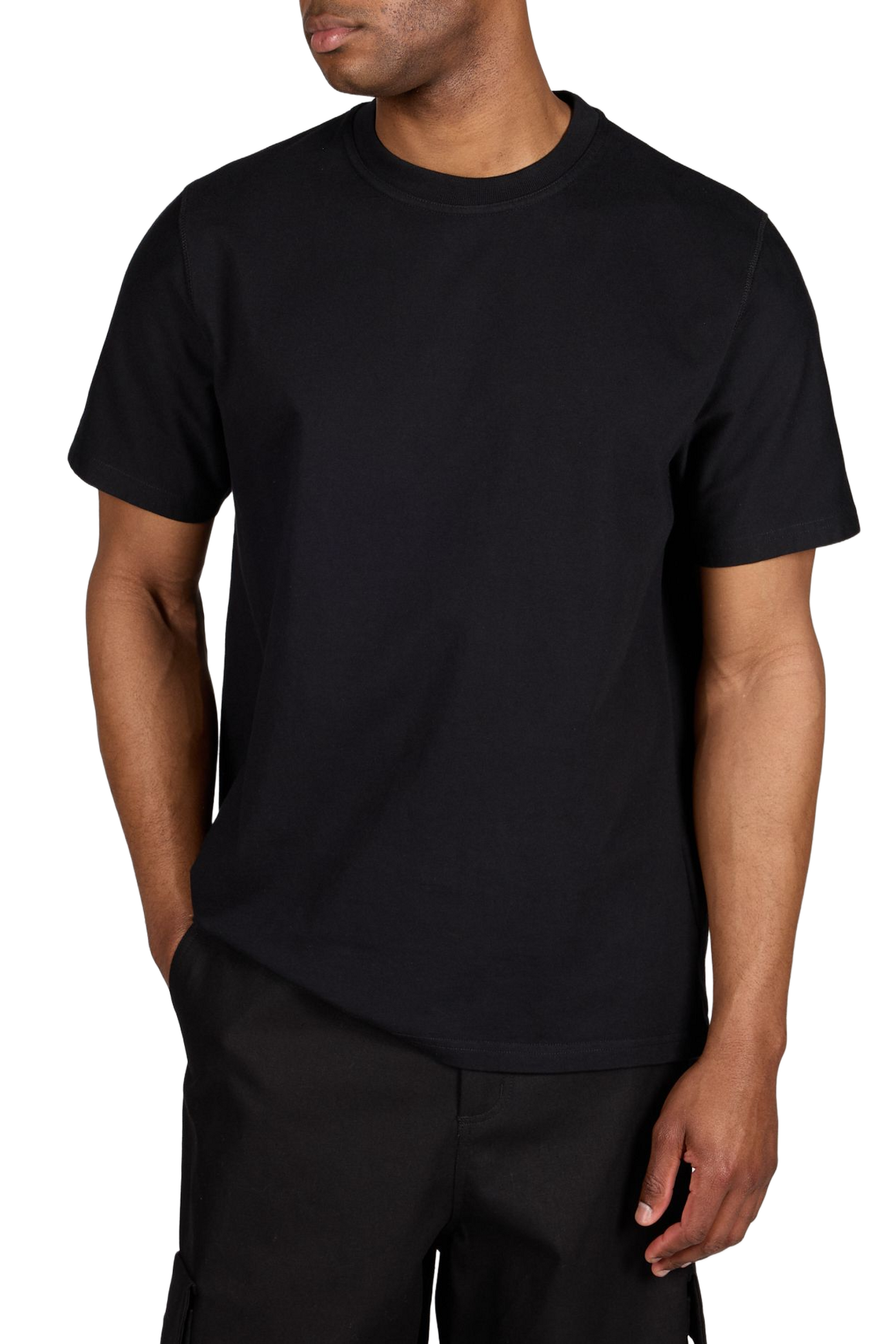 T-shirt imprimé au dos en coton ARTE ANTWERP Noir