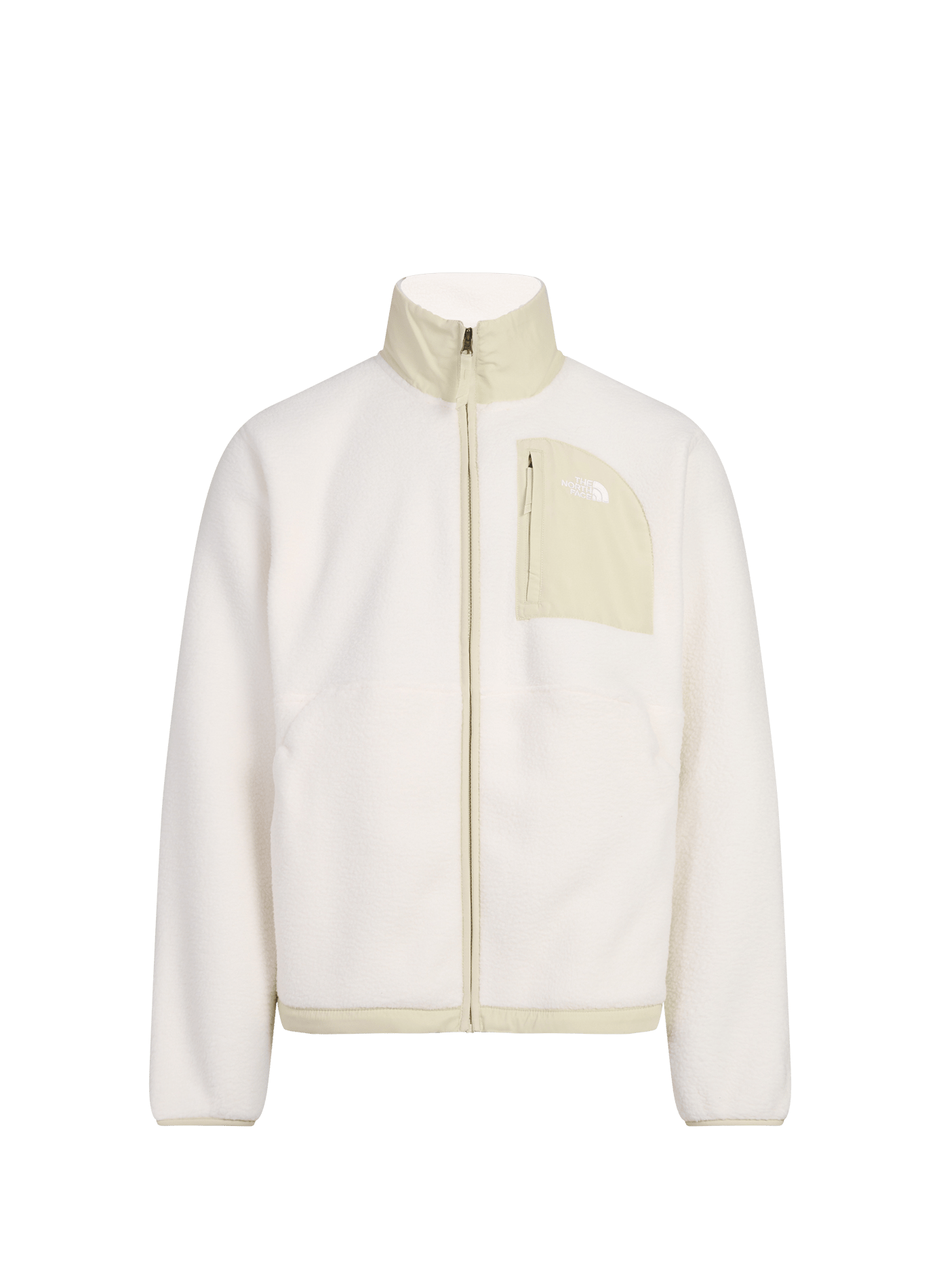 Sweat molletoné zip à col montant THE NORTH FACE Beige