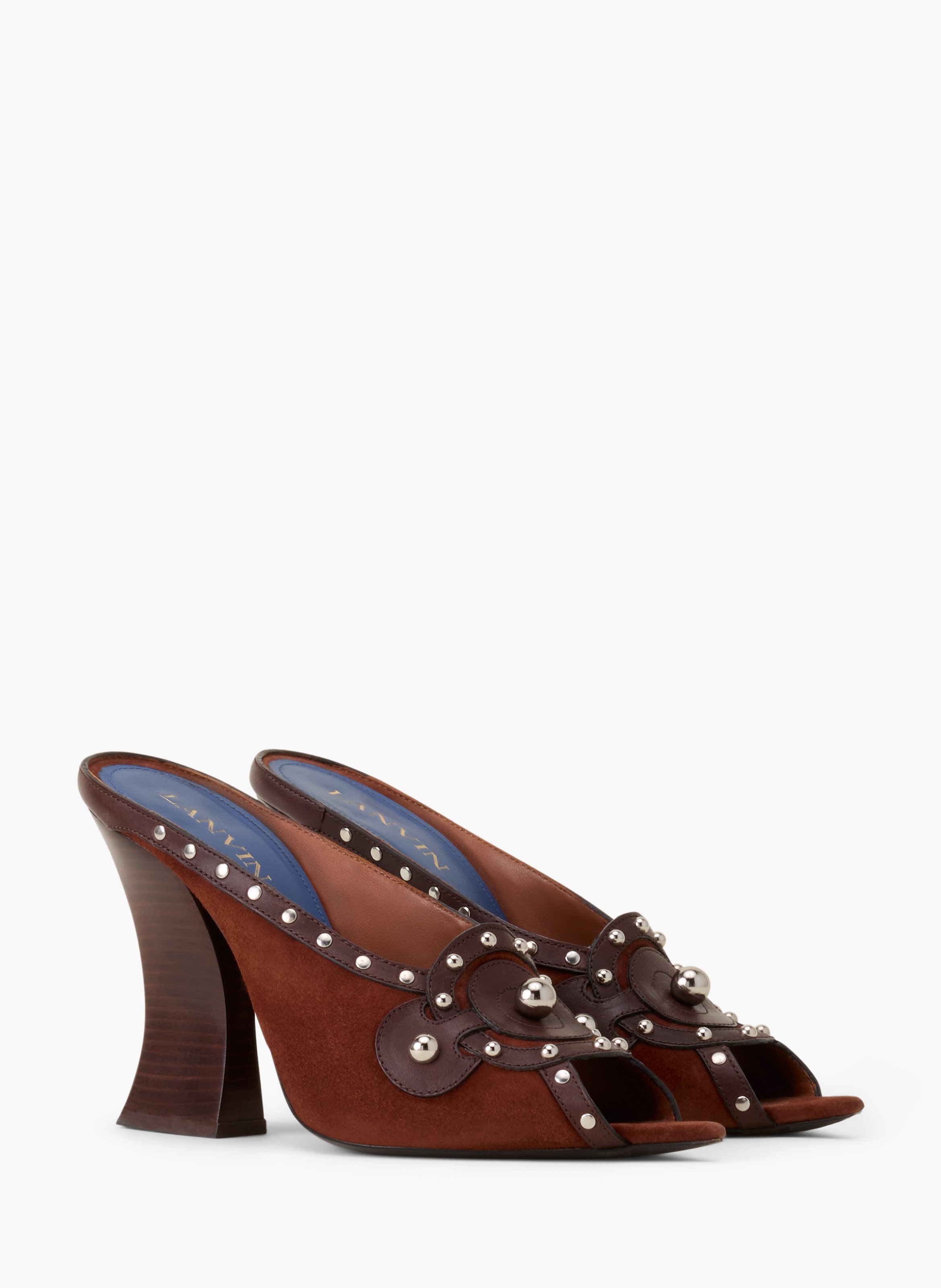 Mule a talon eclipse arch LANVIN Marron