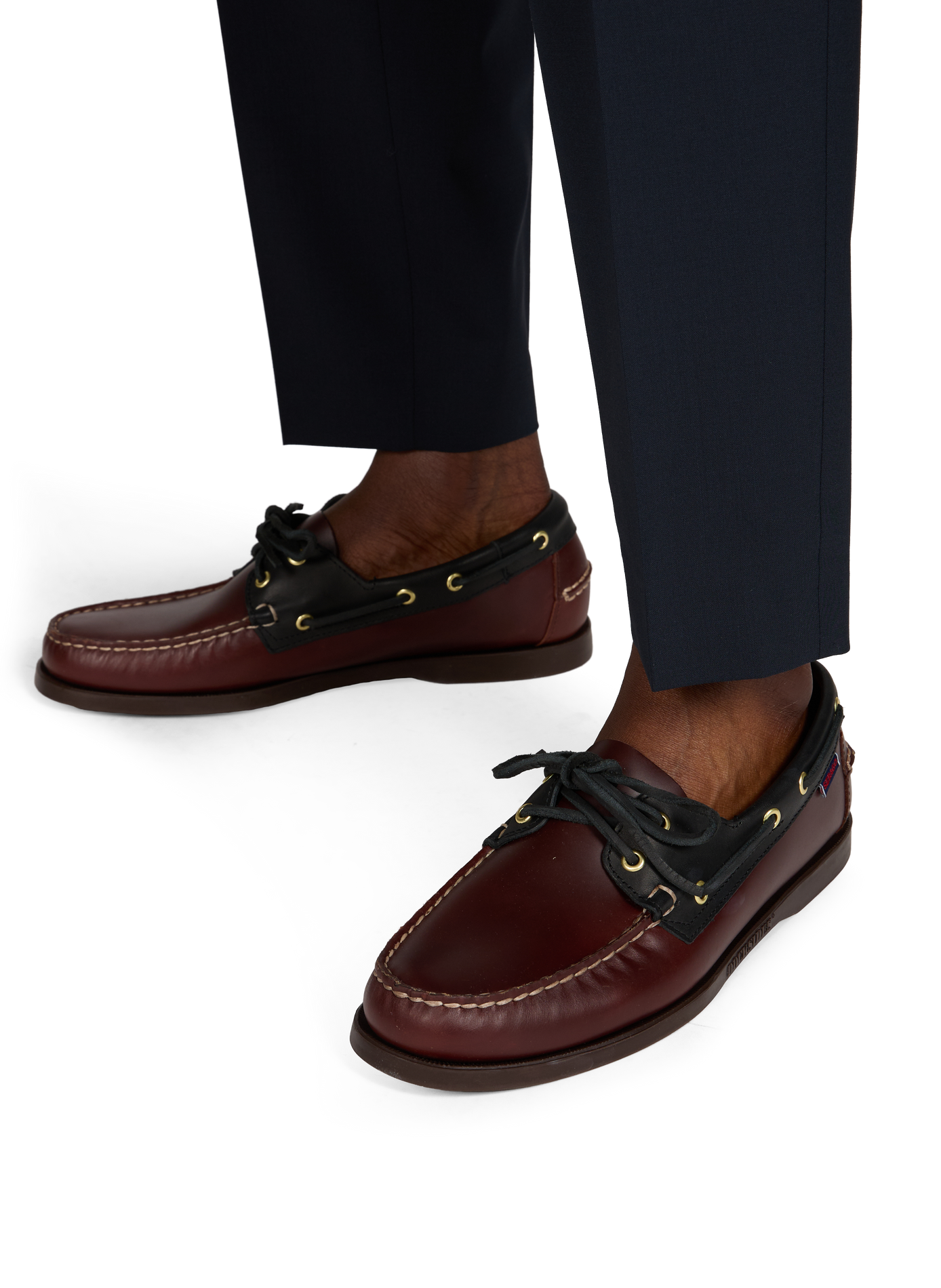 Portland leather boat shoes SEBAGO Multicolour