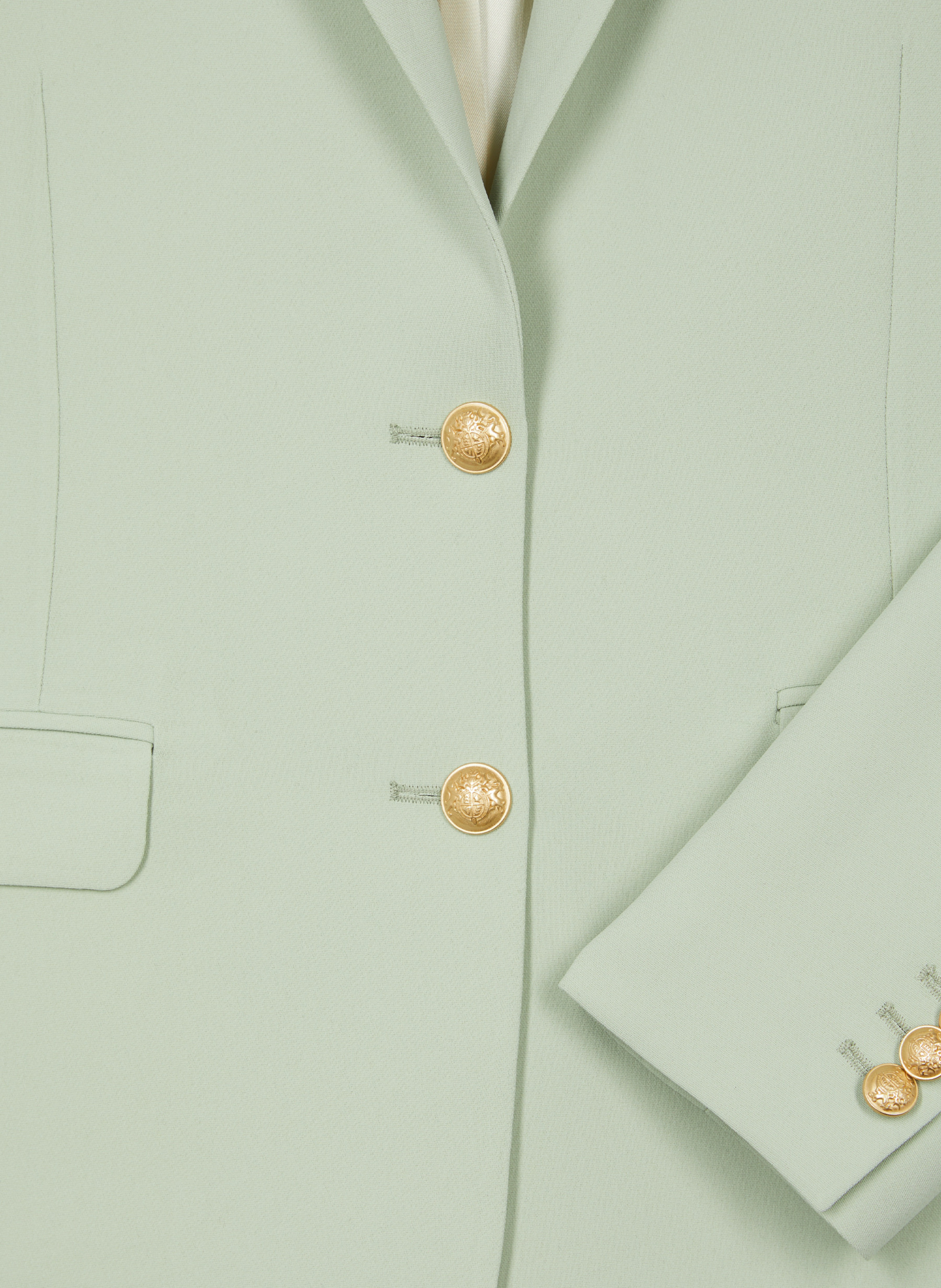 Veste de tailleur droite THE KOOPLES Vert