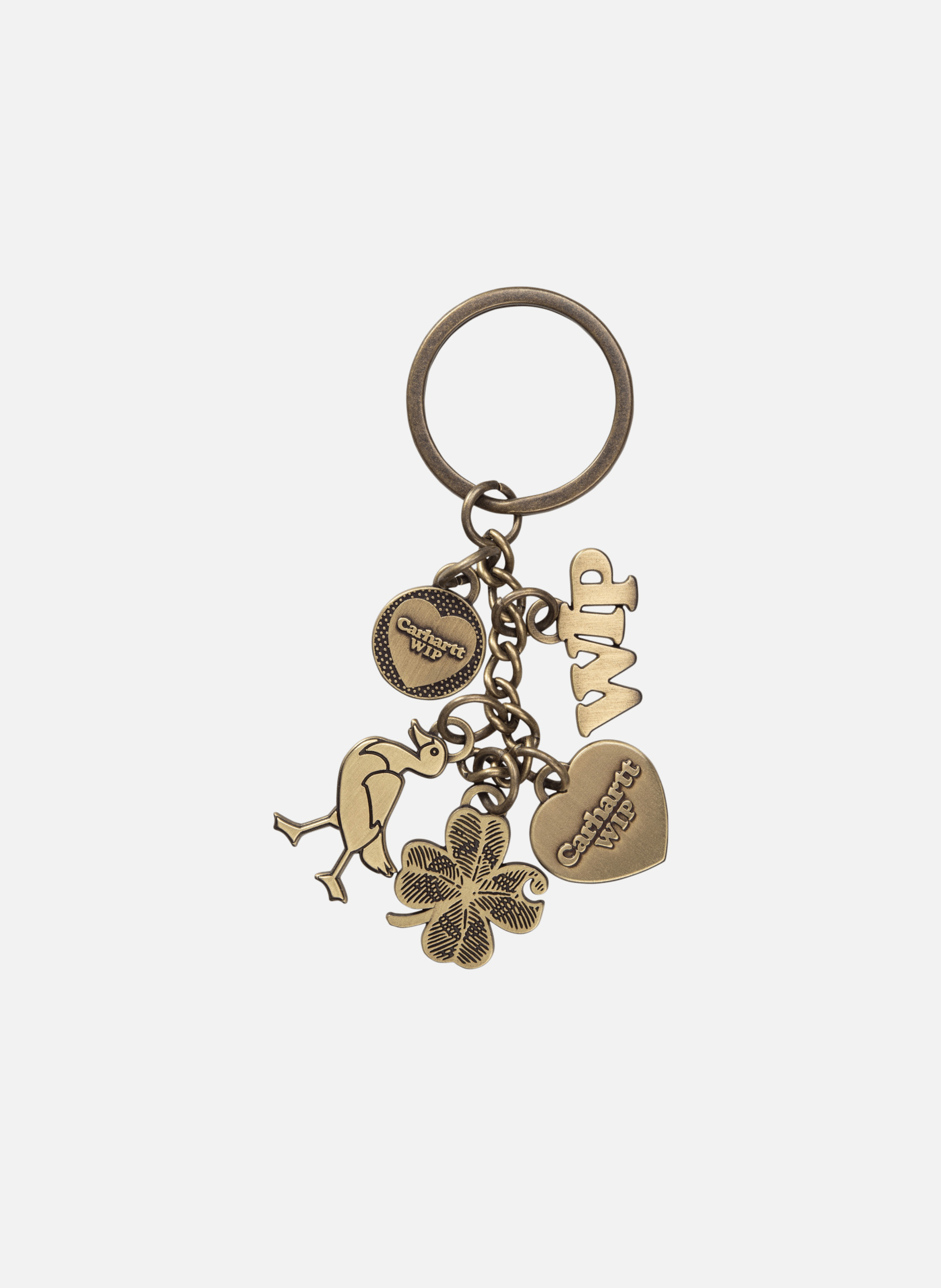 Porte-clés charms keychain CARHARTT WIP Doré