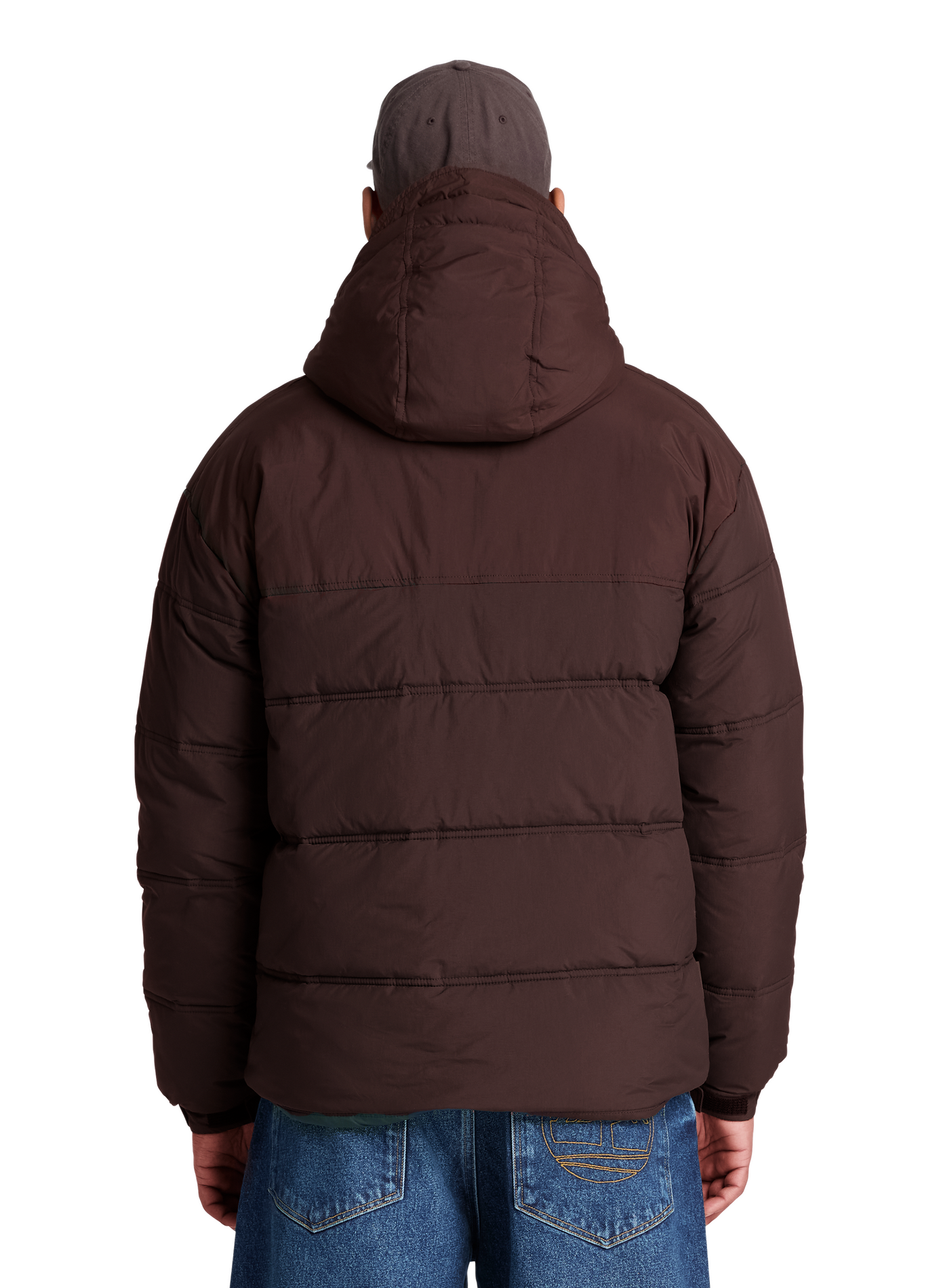 Quilted hooded Down jacket TIMBERLAND Brown