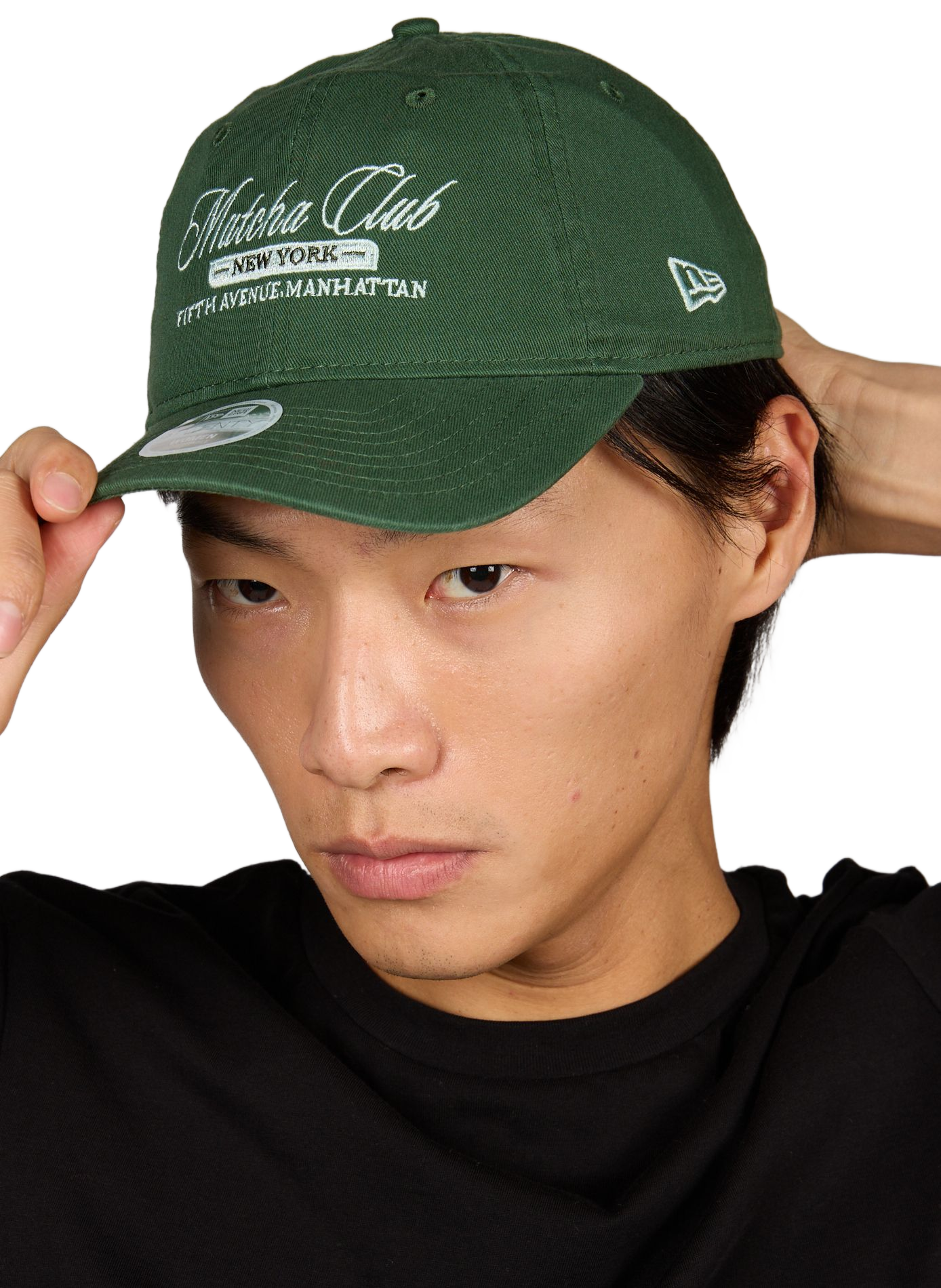 Cotton baseball cap with embroidered logo  NEW ERA Khaki