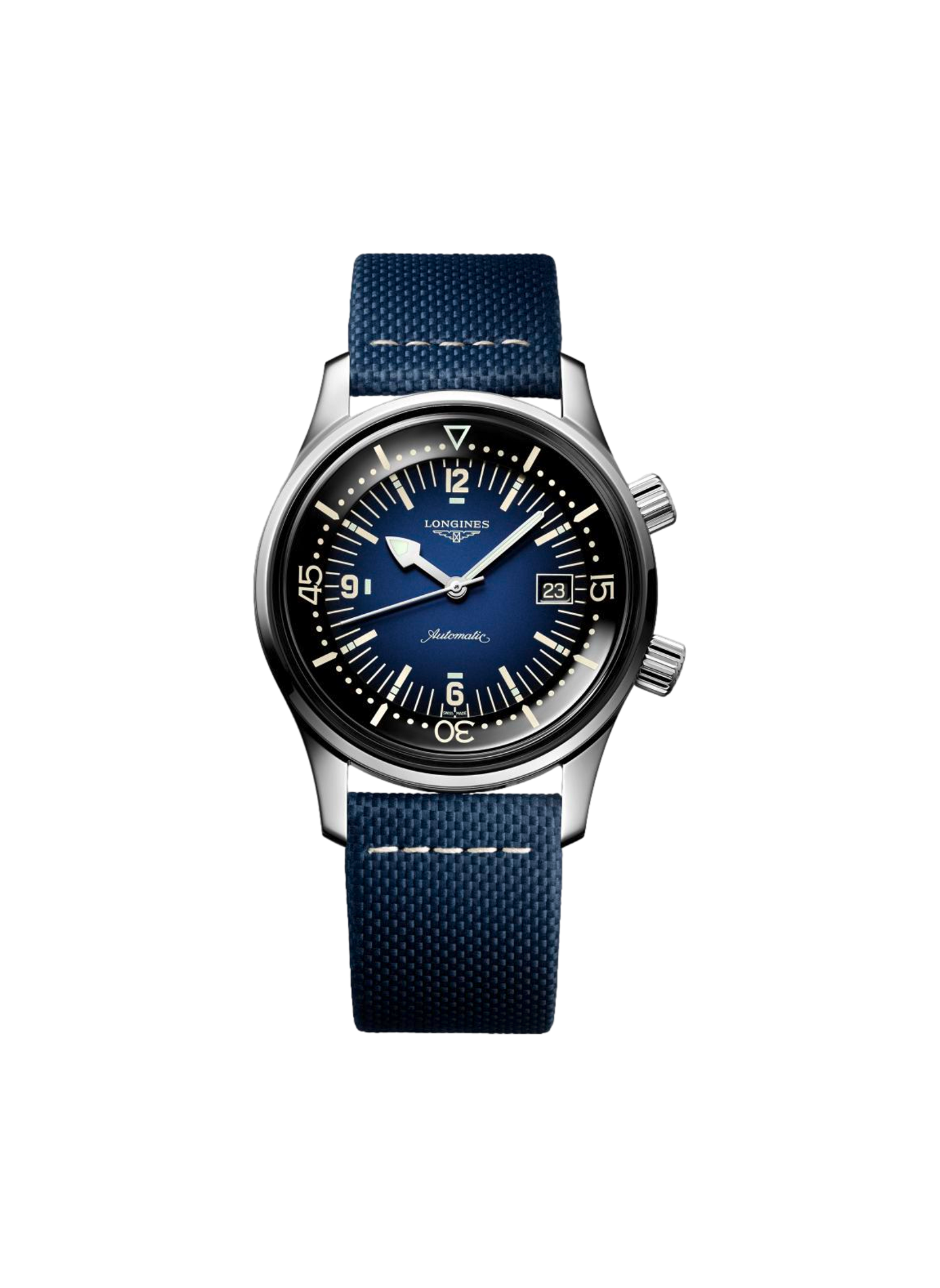Montre automatique The Longines Legend Diver en cuir