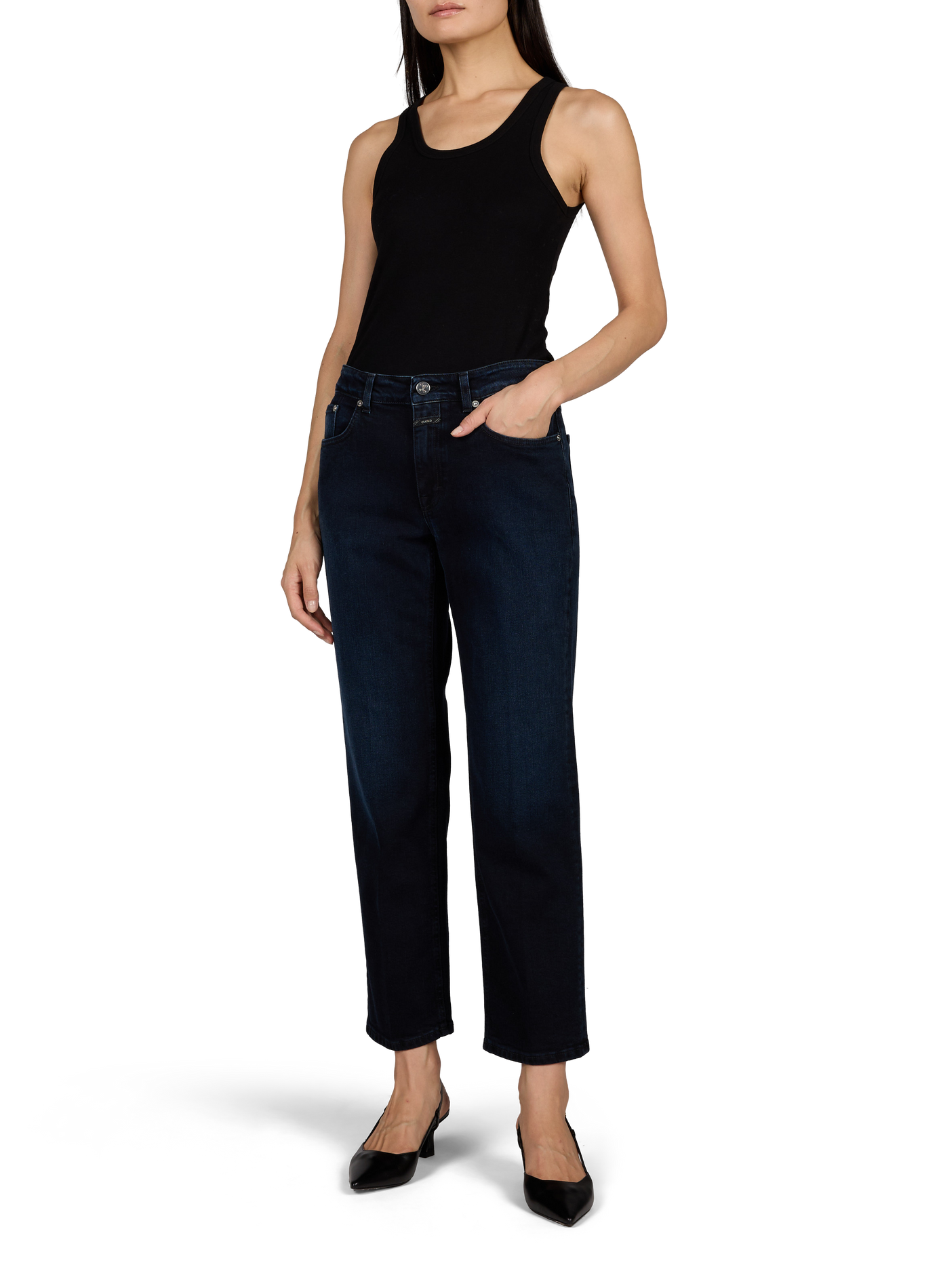 Straight leg Milo jeans in cotton CLOSED Blue