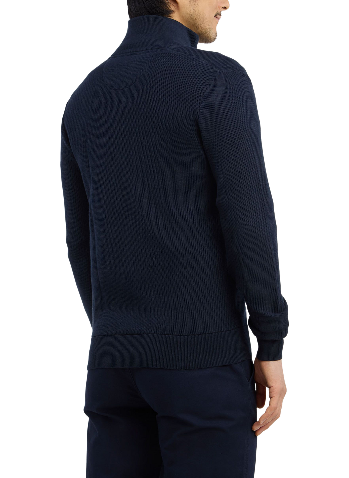 High-neck cardigan EDEN PARK Blue