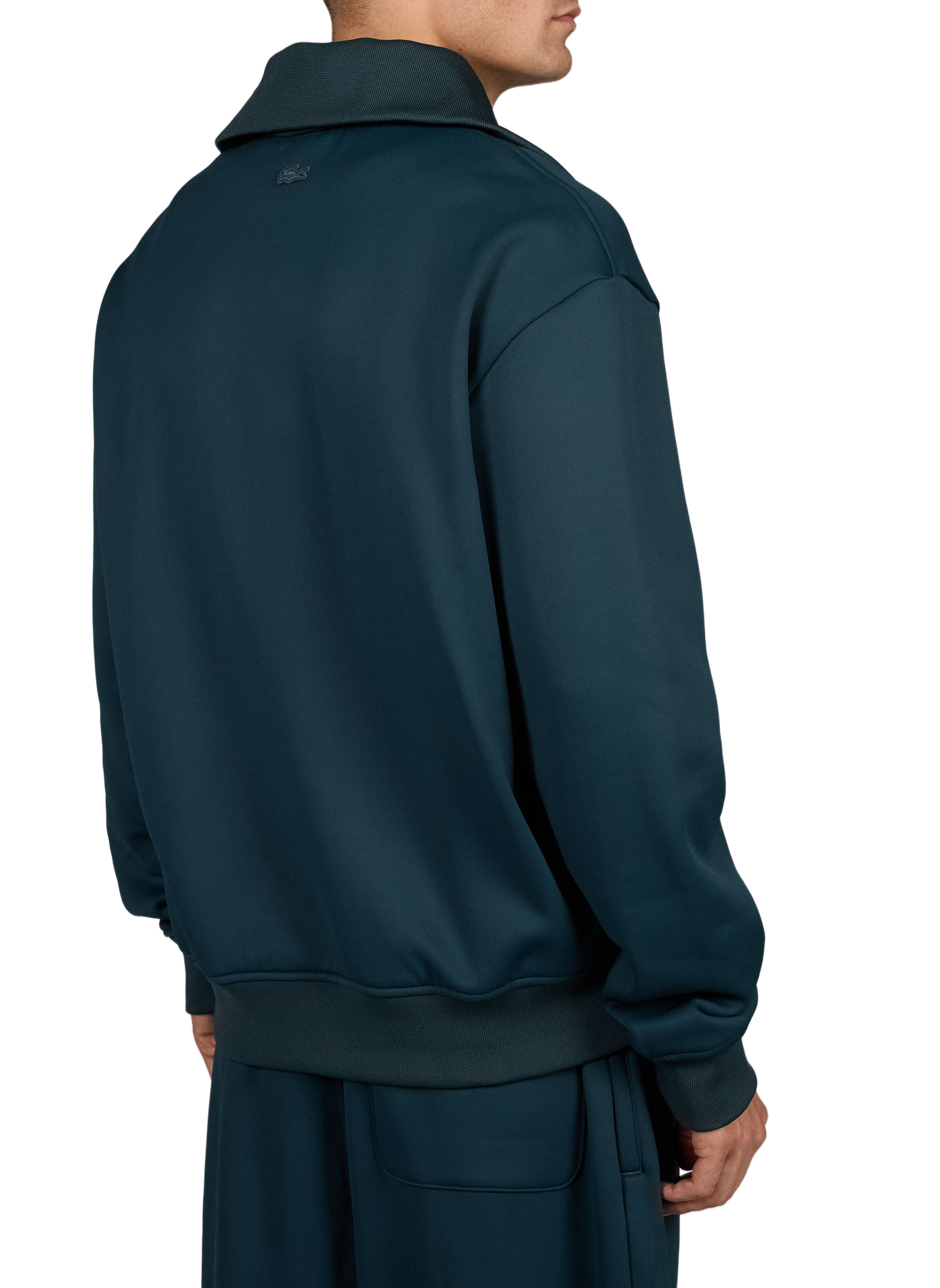 OMILLER straight-fit zip-up high-neck sweatshirt LACOSTE Blue