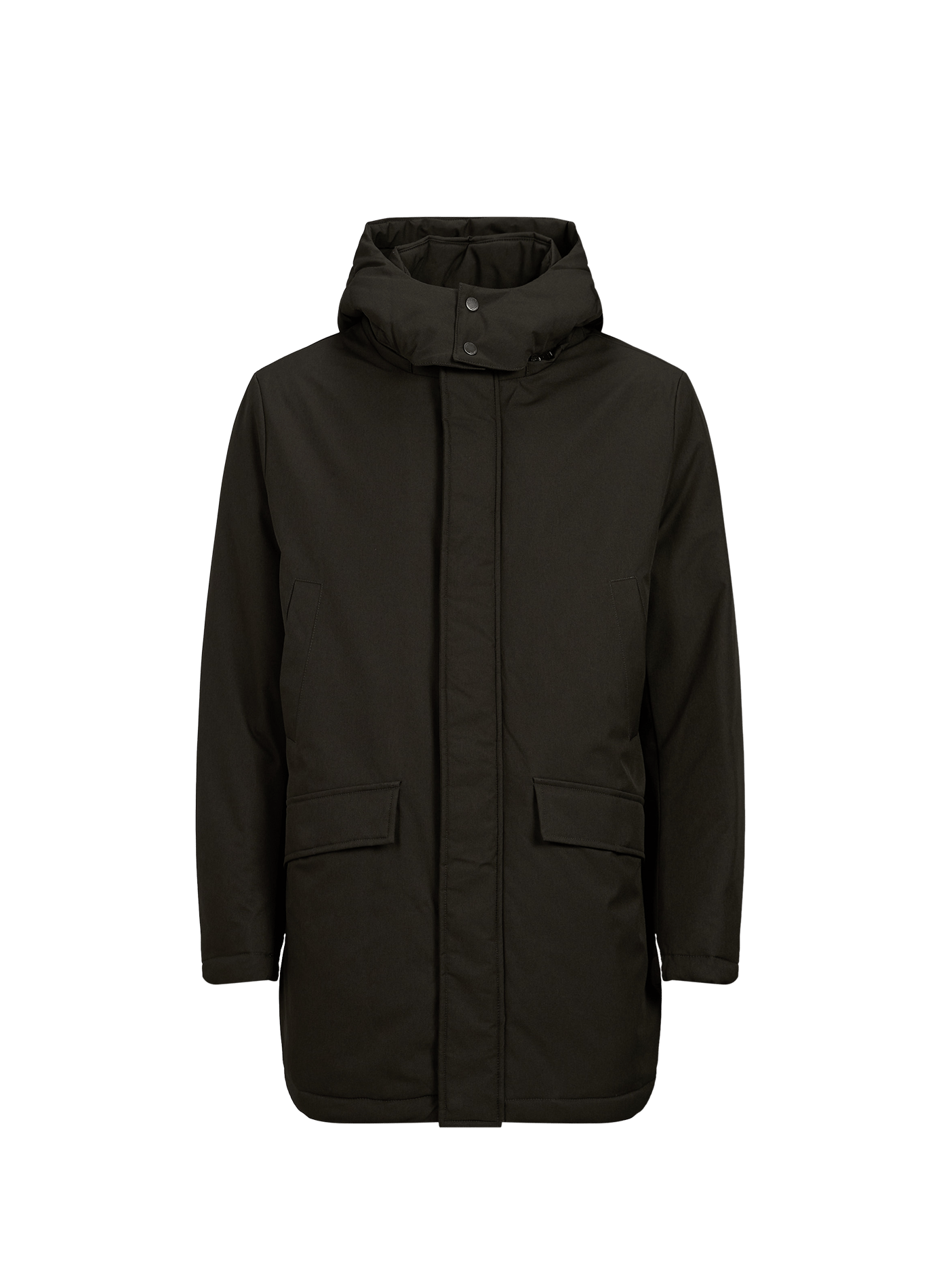 Parka with high collar HACKETT Green