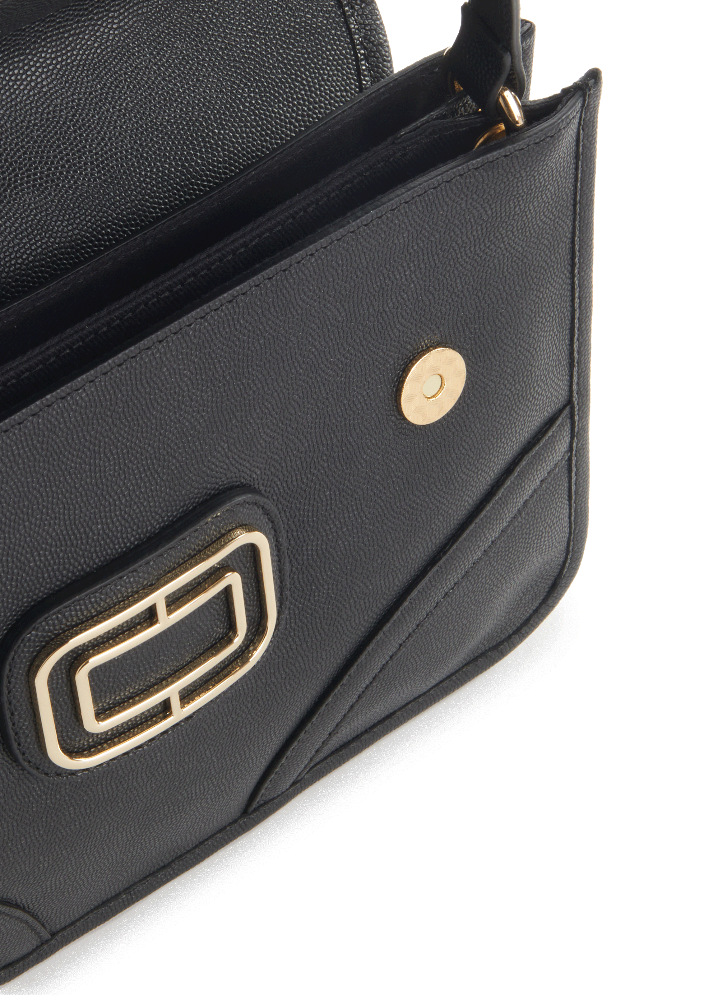 Leather handbag SAISON 1865 Black