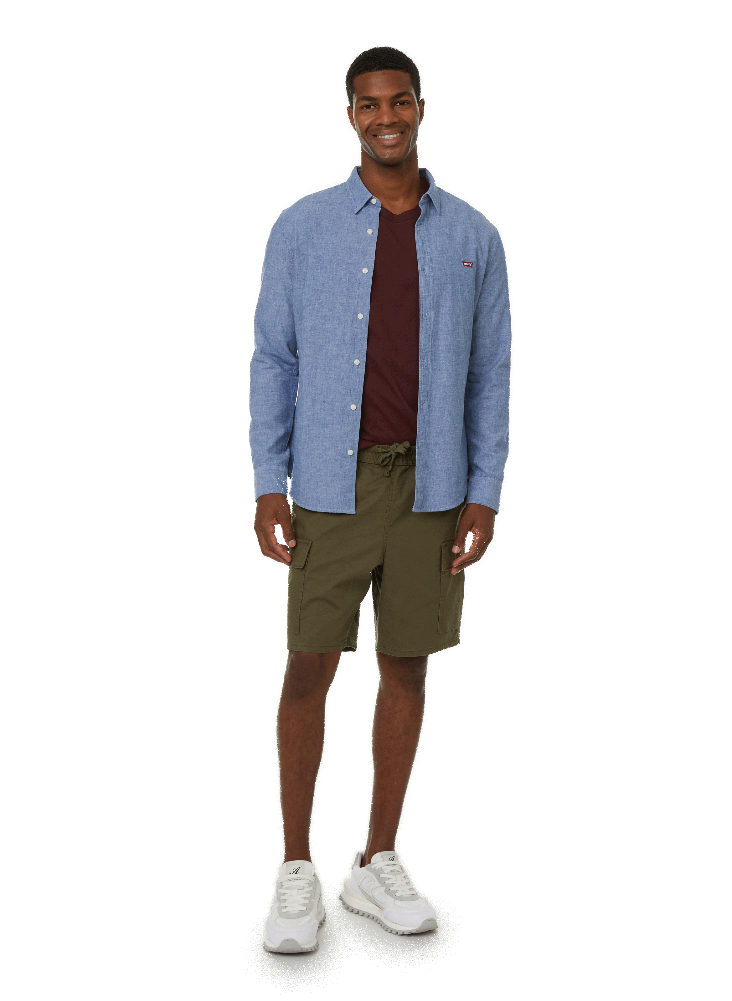 Chemise en coton LEVI'S Gris
