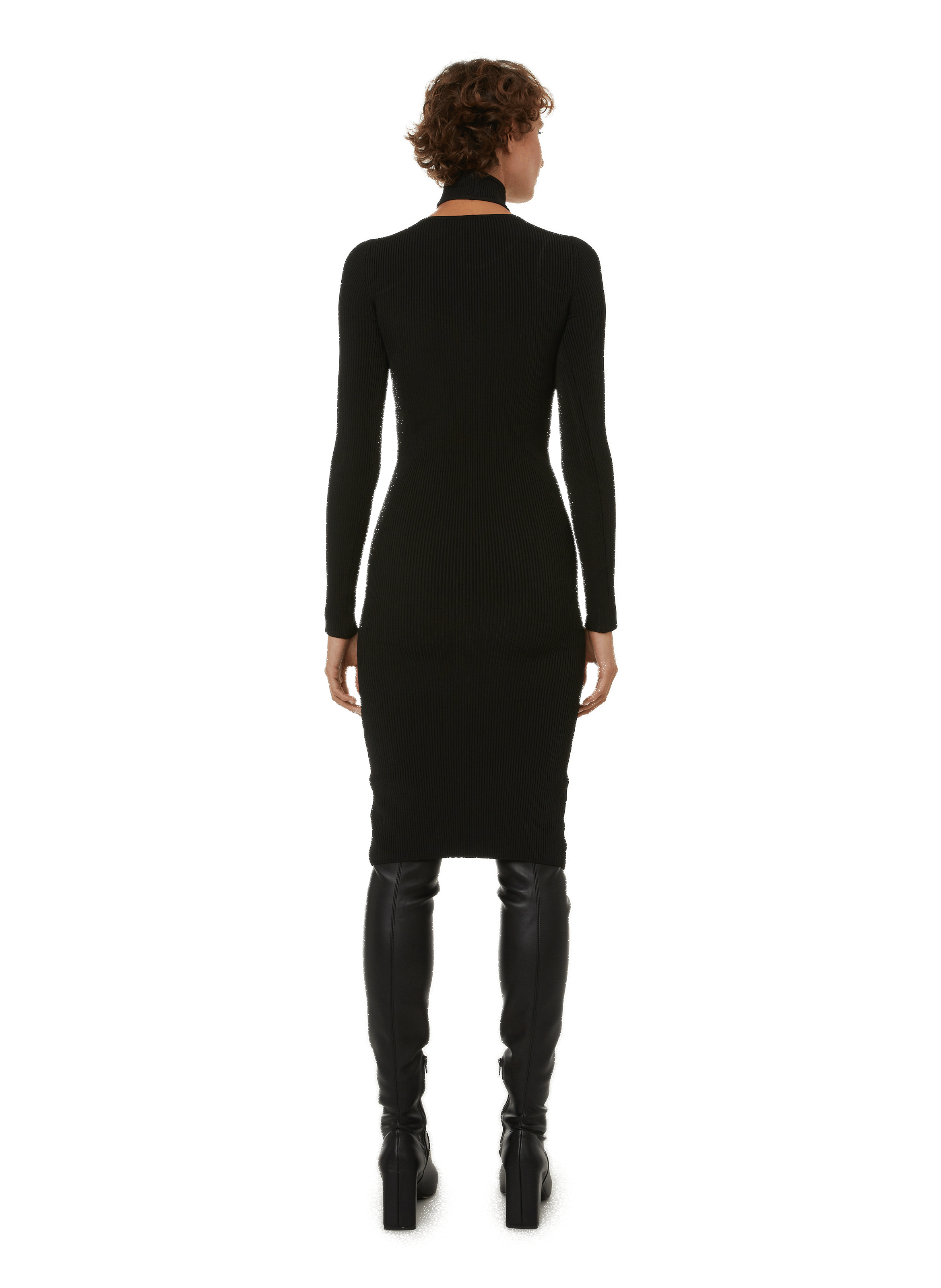 Ribbed knit dress COPERNI Black