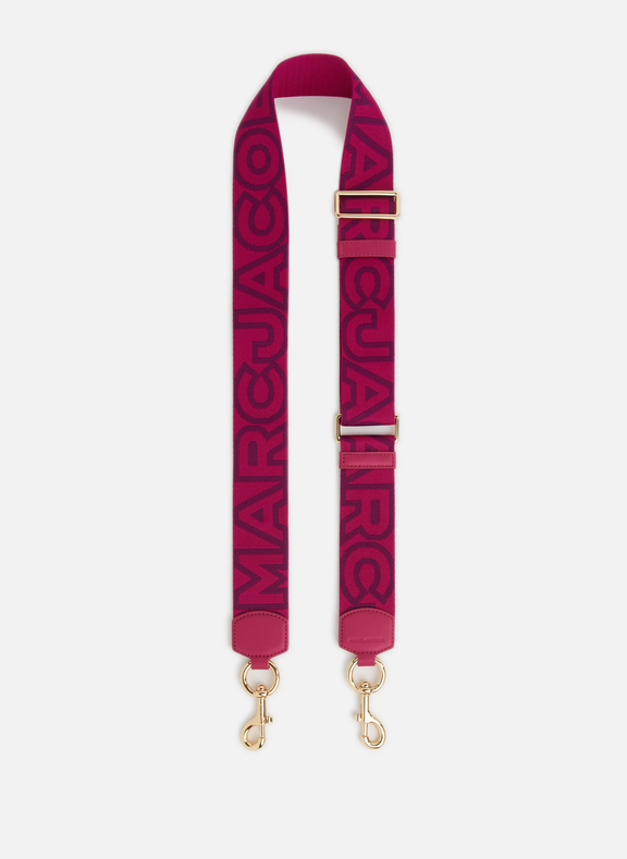 MARC JACOBS Adjustable shoulder strap with logo Pink